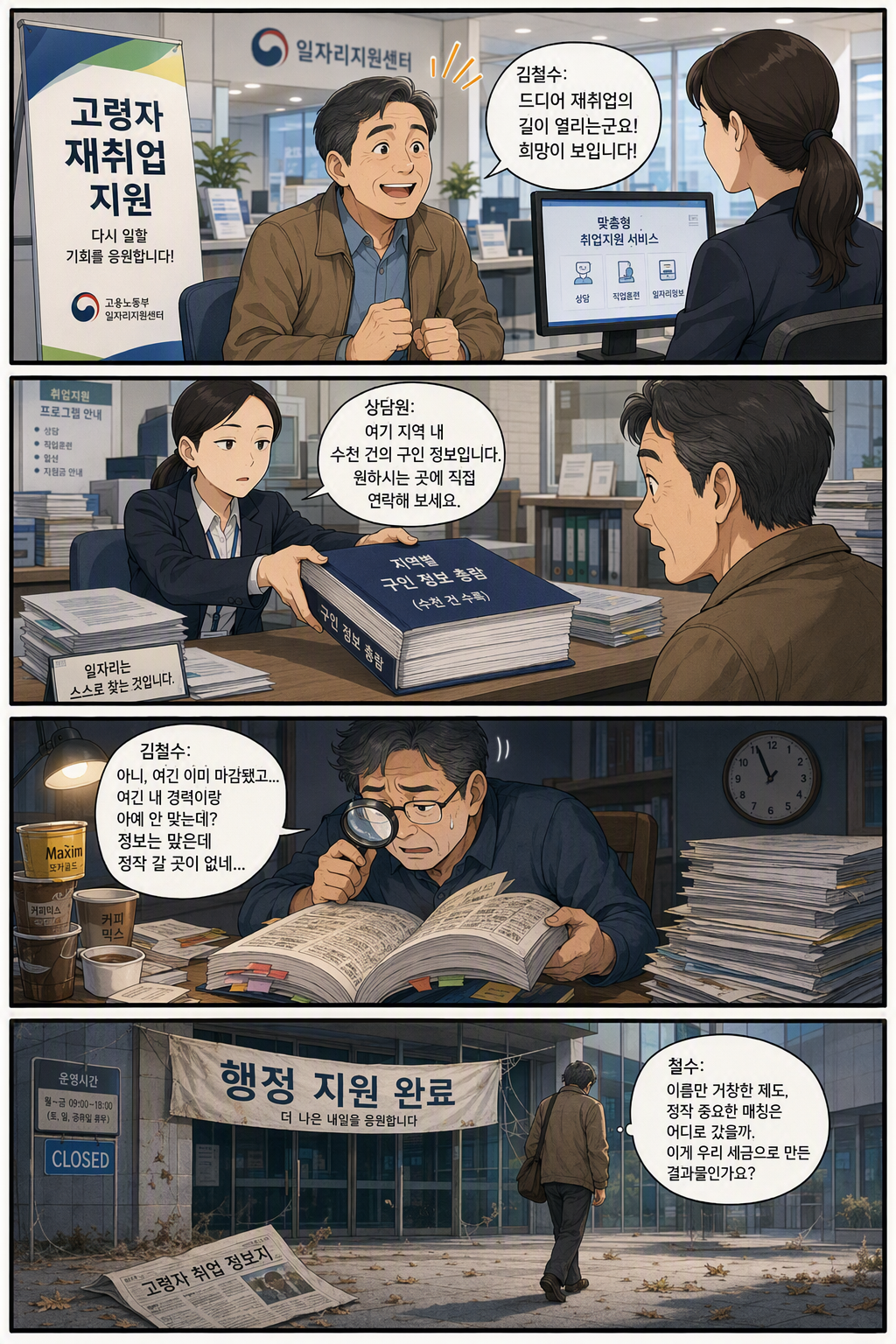 고용상 연령차별금지 및 고령자고용촉진에 관한 법률 일부개정법률안 웹툰 1