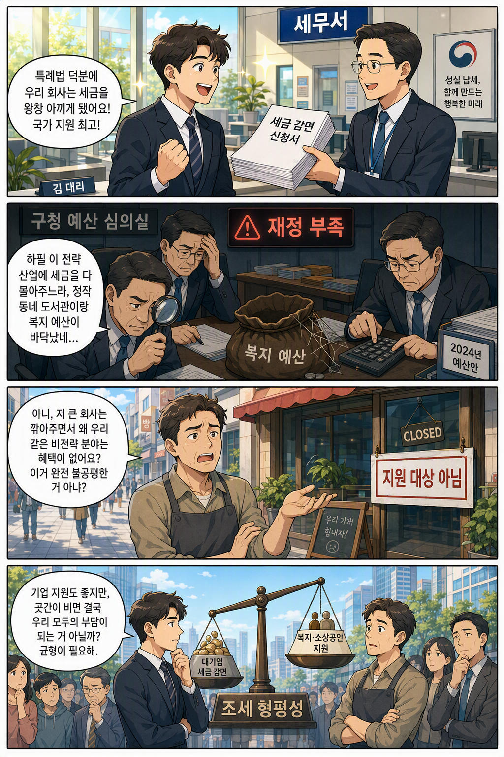 조세특례제한법 일부개정법률안 웹툰 1