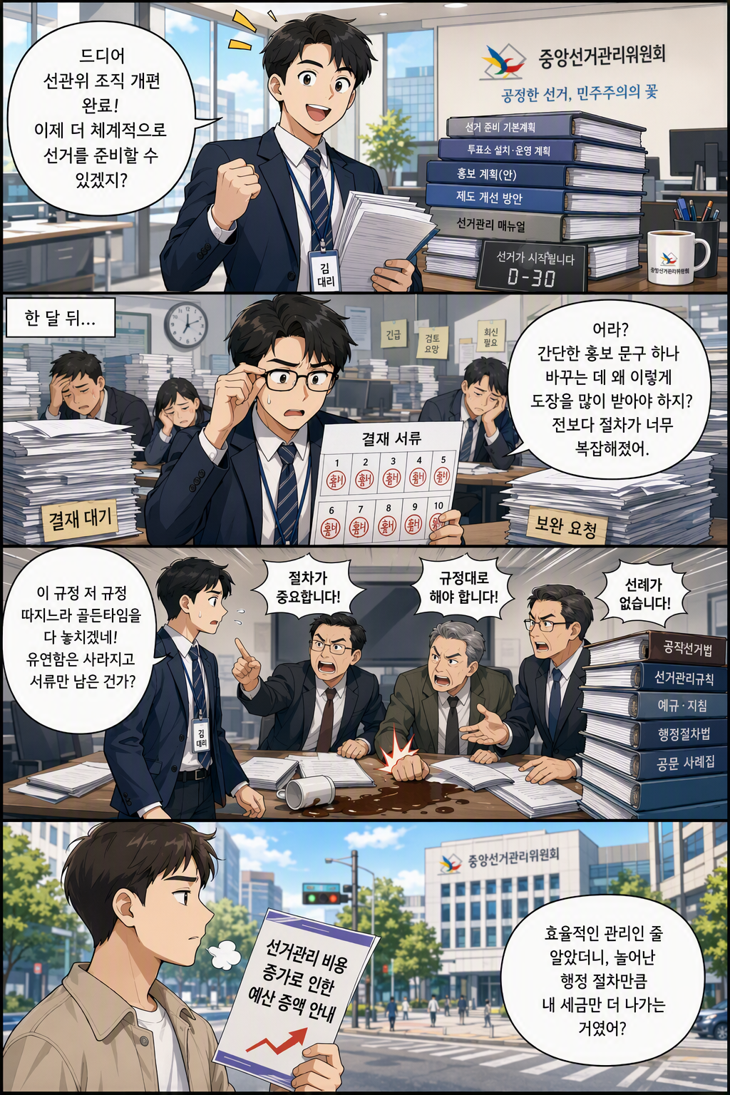 선거관리위원회법 일부개정법률안 웹툰 1