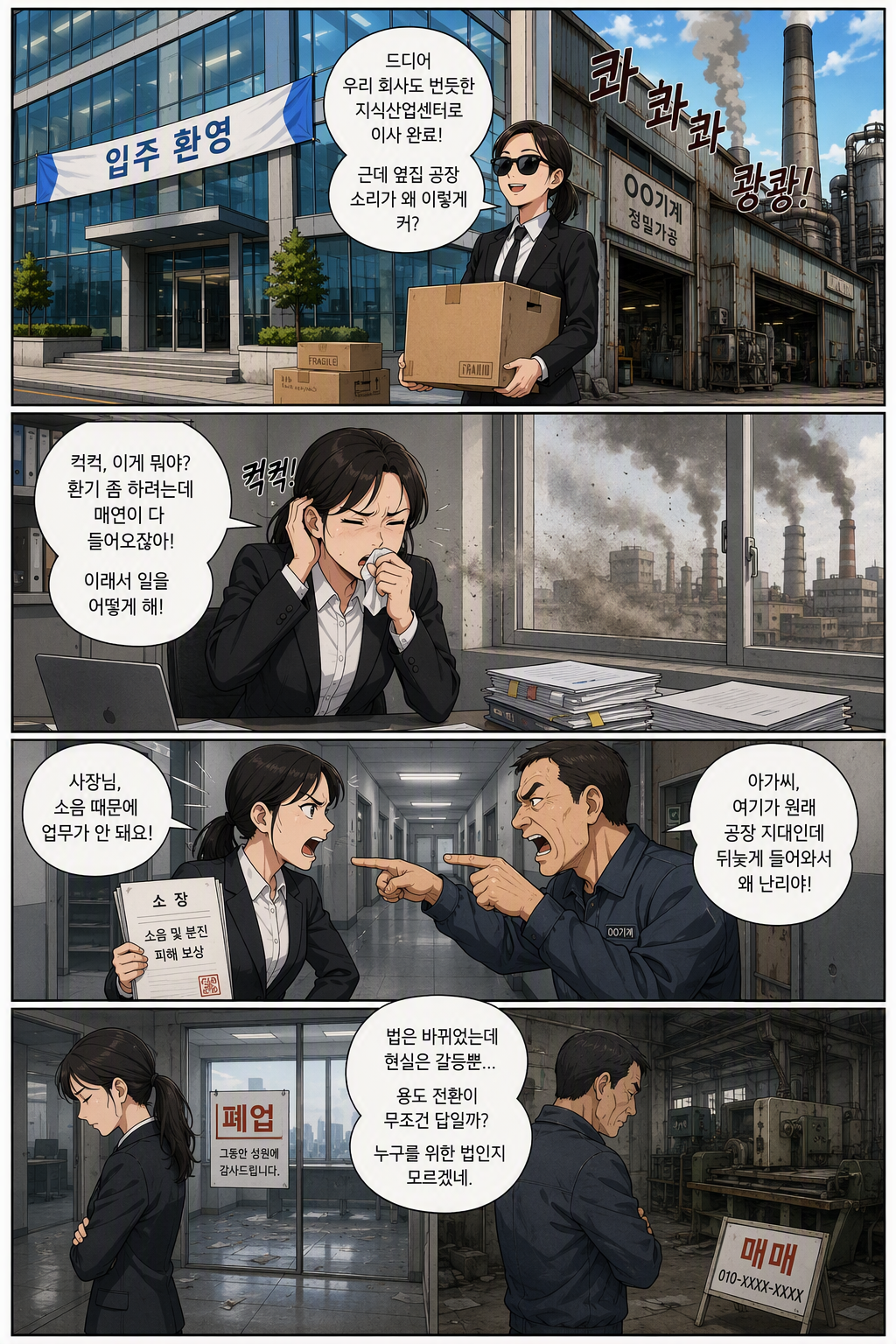 지식산업센터 용도전환 및 활용지원에 관한 특별법안 웹툰 1