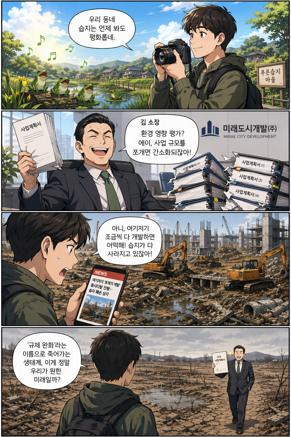 환경영향평가법 일부개정법률안 웹툰 1