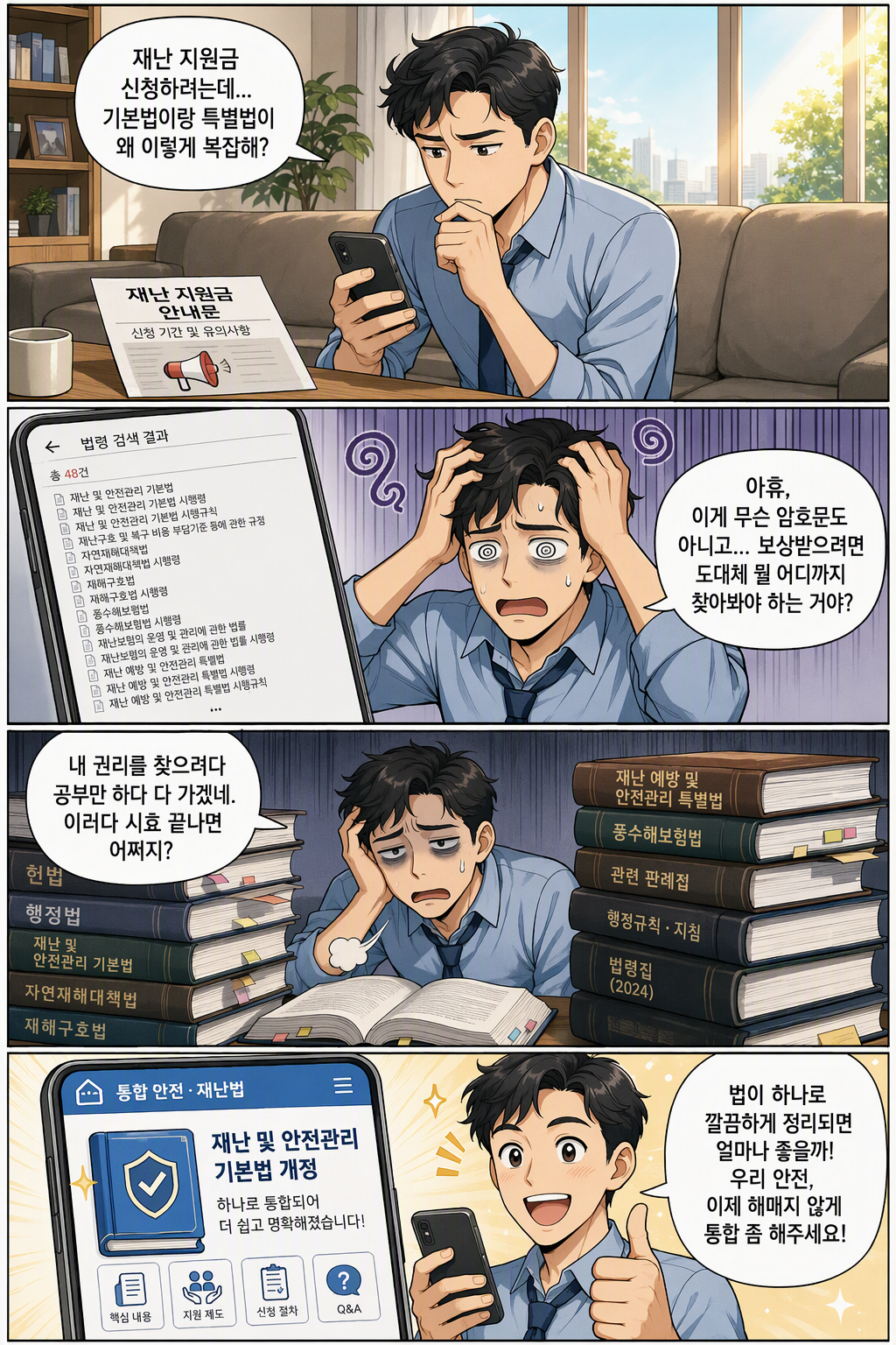 재난 및 안전관리 기본법 일부개정법률안 웹툰 1