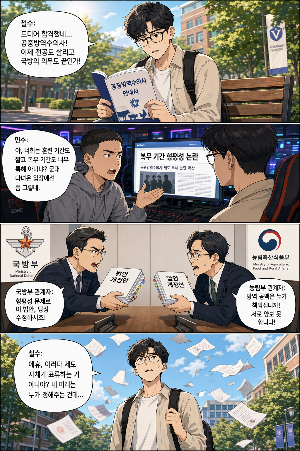 공중방역수의사에 관한 법률 일부개정법률안 웹툰 1