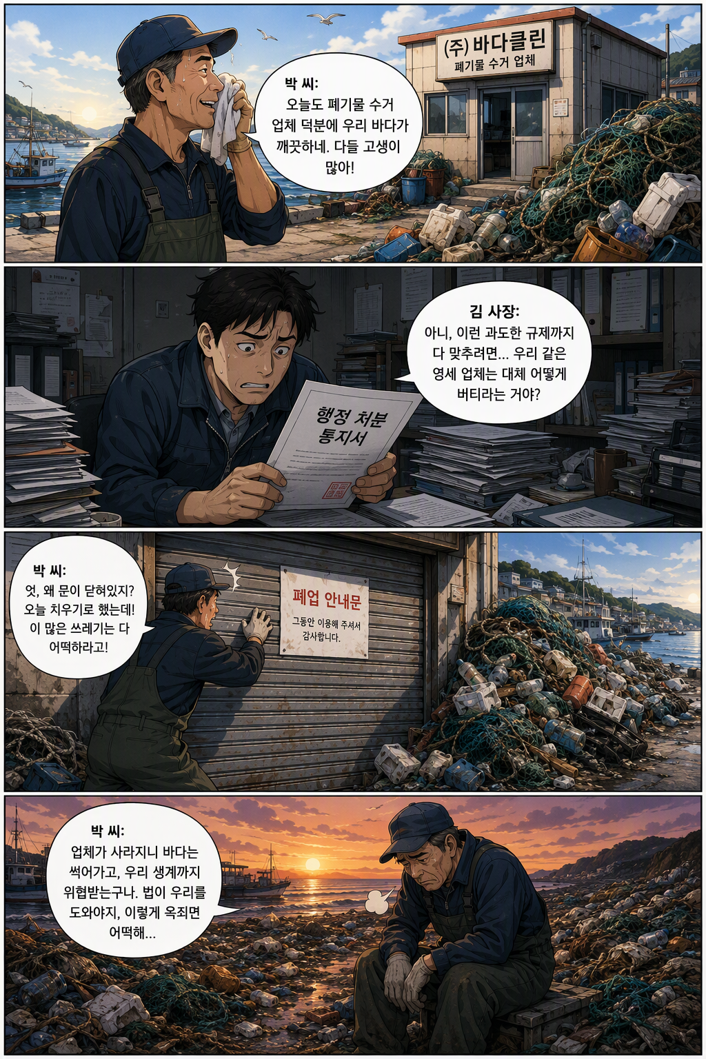 해양폐기물 및 해양오염퇴적물 관리법 일부개정법률안 웹툰 1