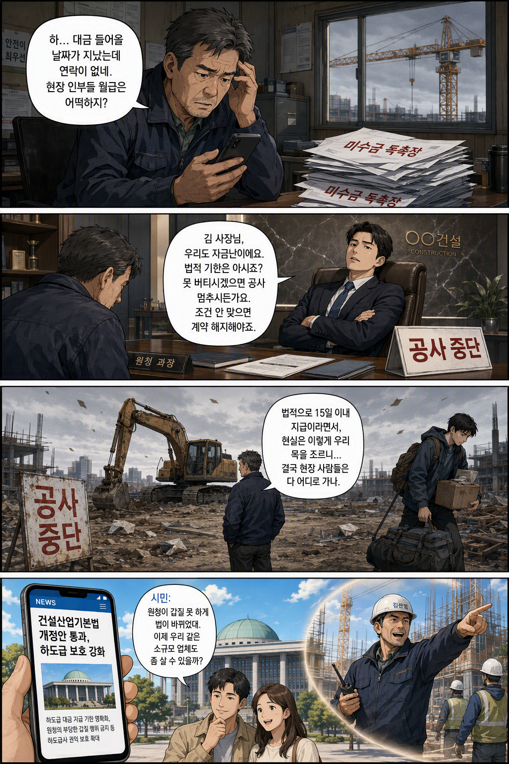 건설산업기본법 일부개정법률안 웹툰 1
