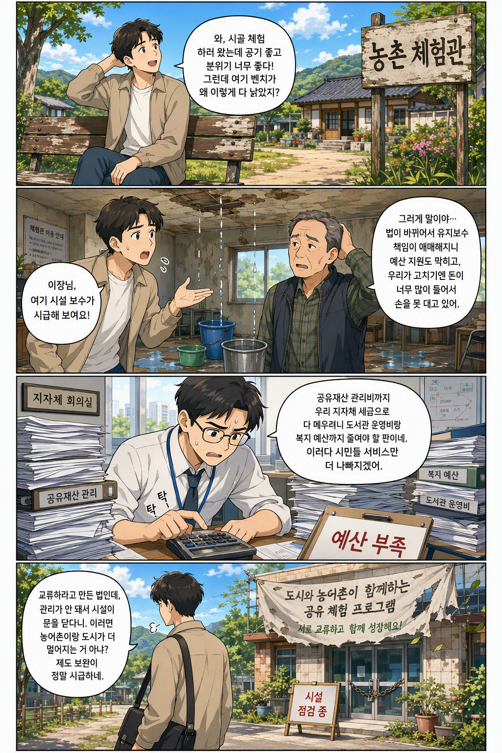 도시와 농어촌 간의 교류촉진에 관한 법률 일부개정법률안 웹툰 1