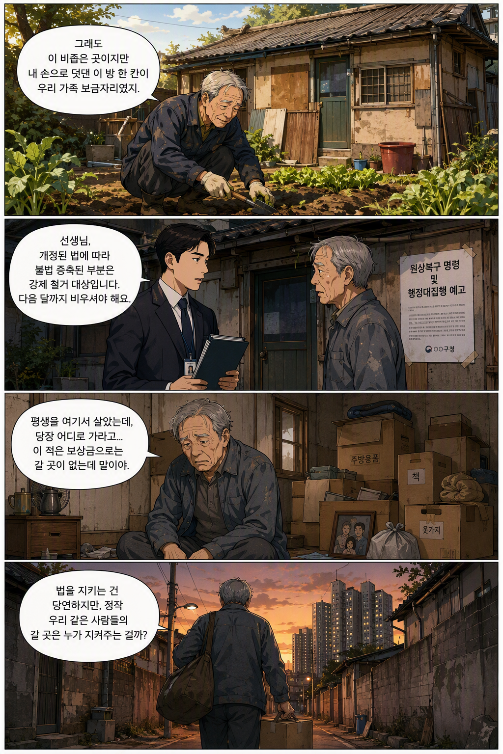 개발제한구역의 지정 및 관리에 관한 특별조치법 일부개정법률안 웹툰 1