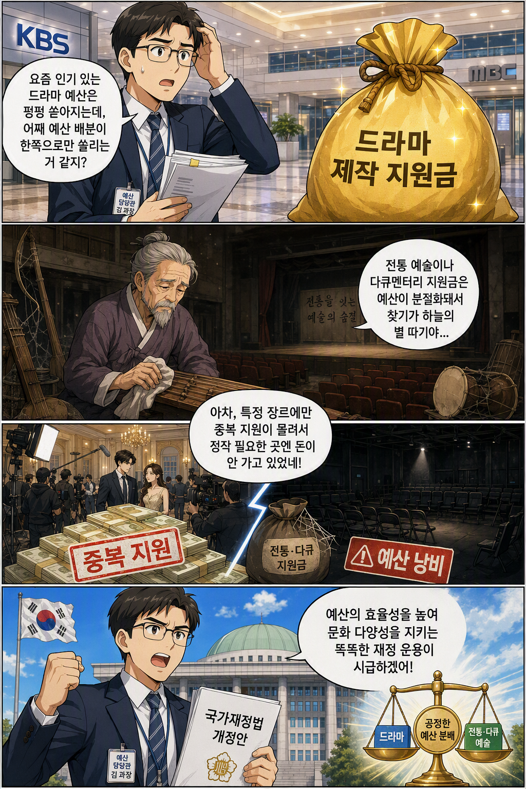 국가재정법 일부개정법률안 웹툰 1