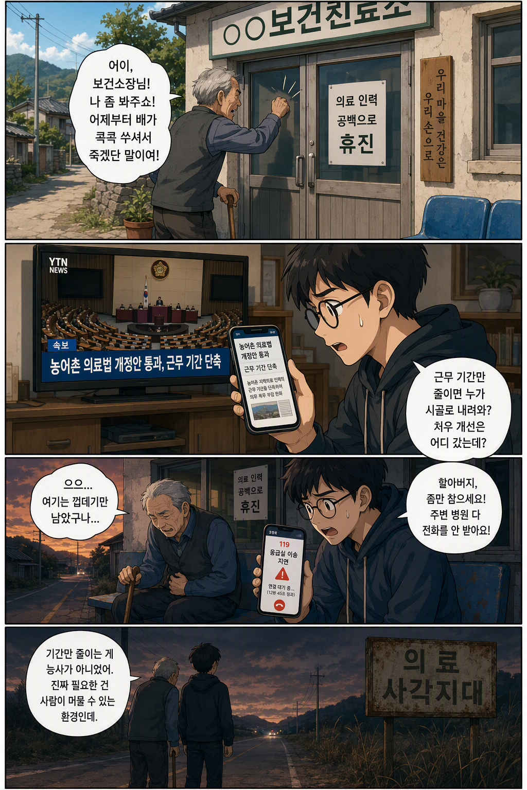 농어촌 등 보건의료를 위한 특별조치법 일부개정법률안 웹툰 1