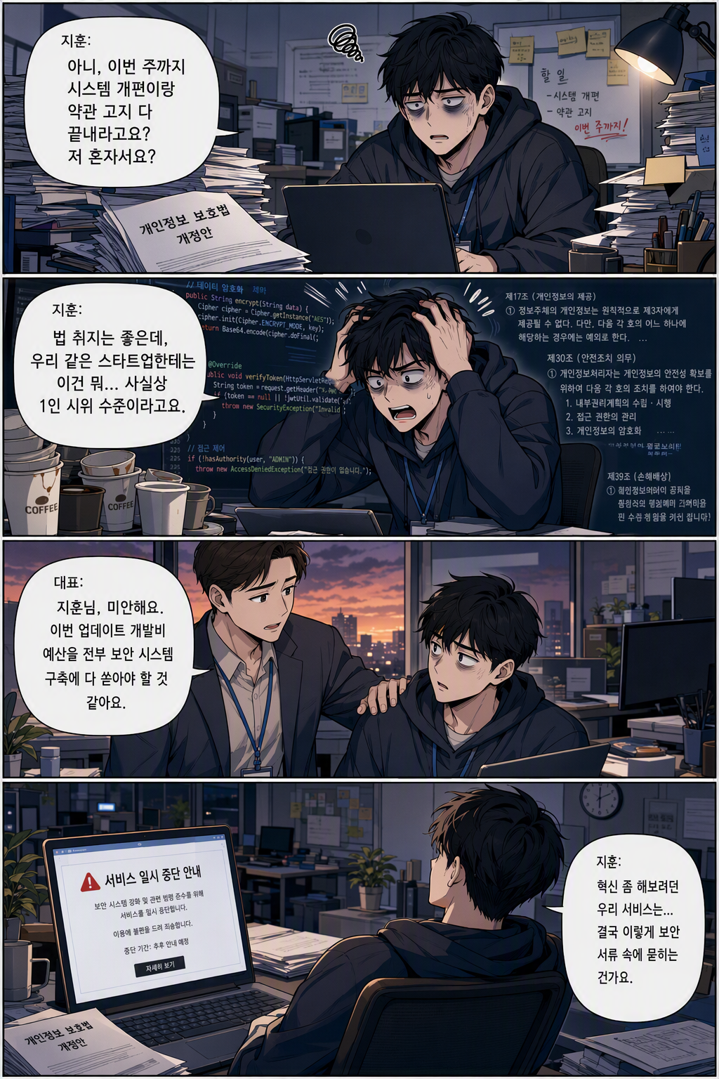 개인정보 보호법 일부개정법률안 웹툰 1