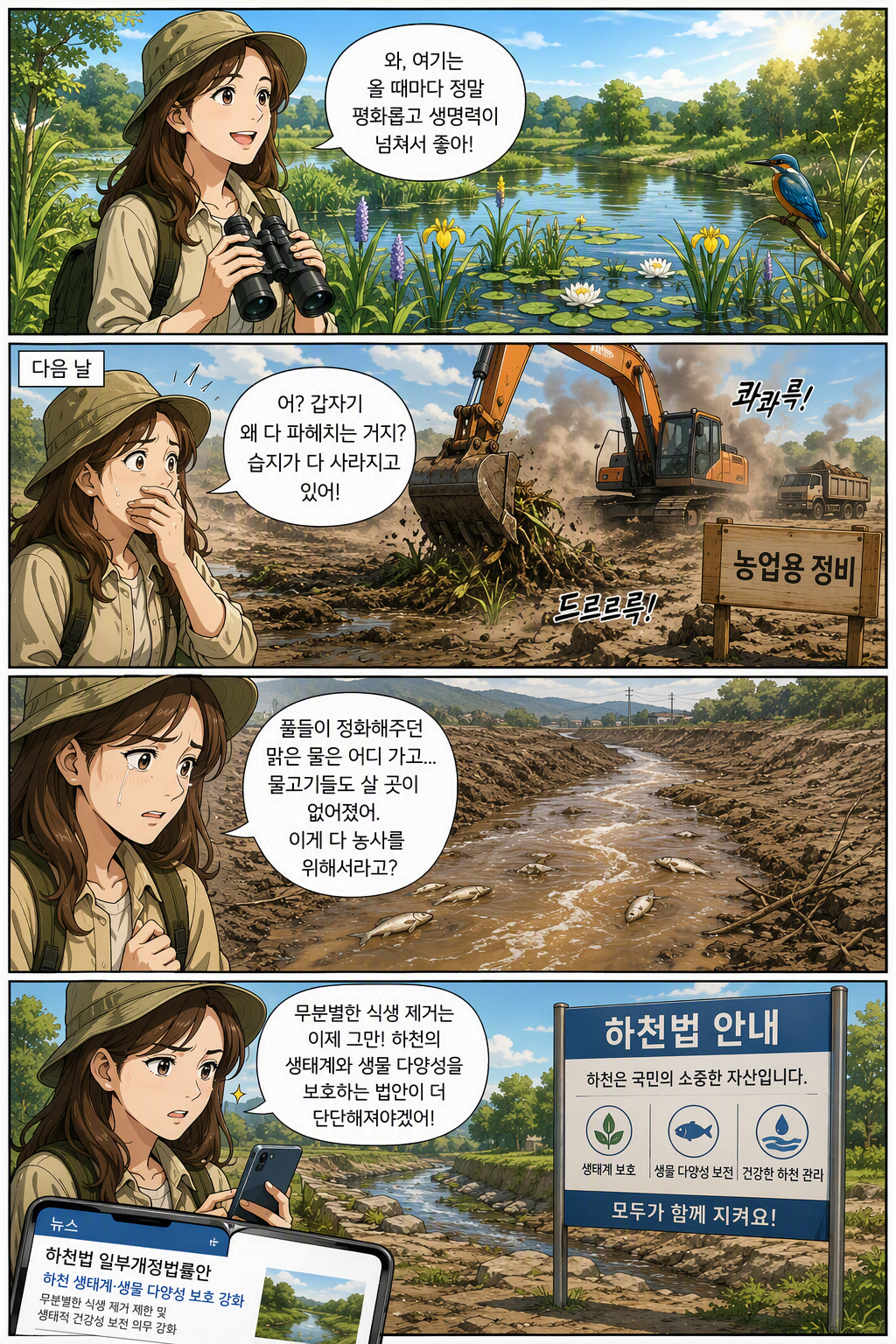 하천법 일부개정법률안 웹툰 1