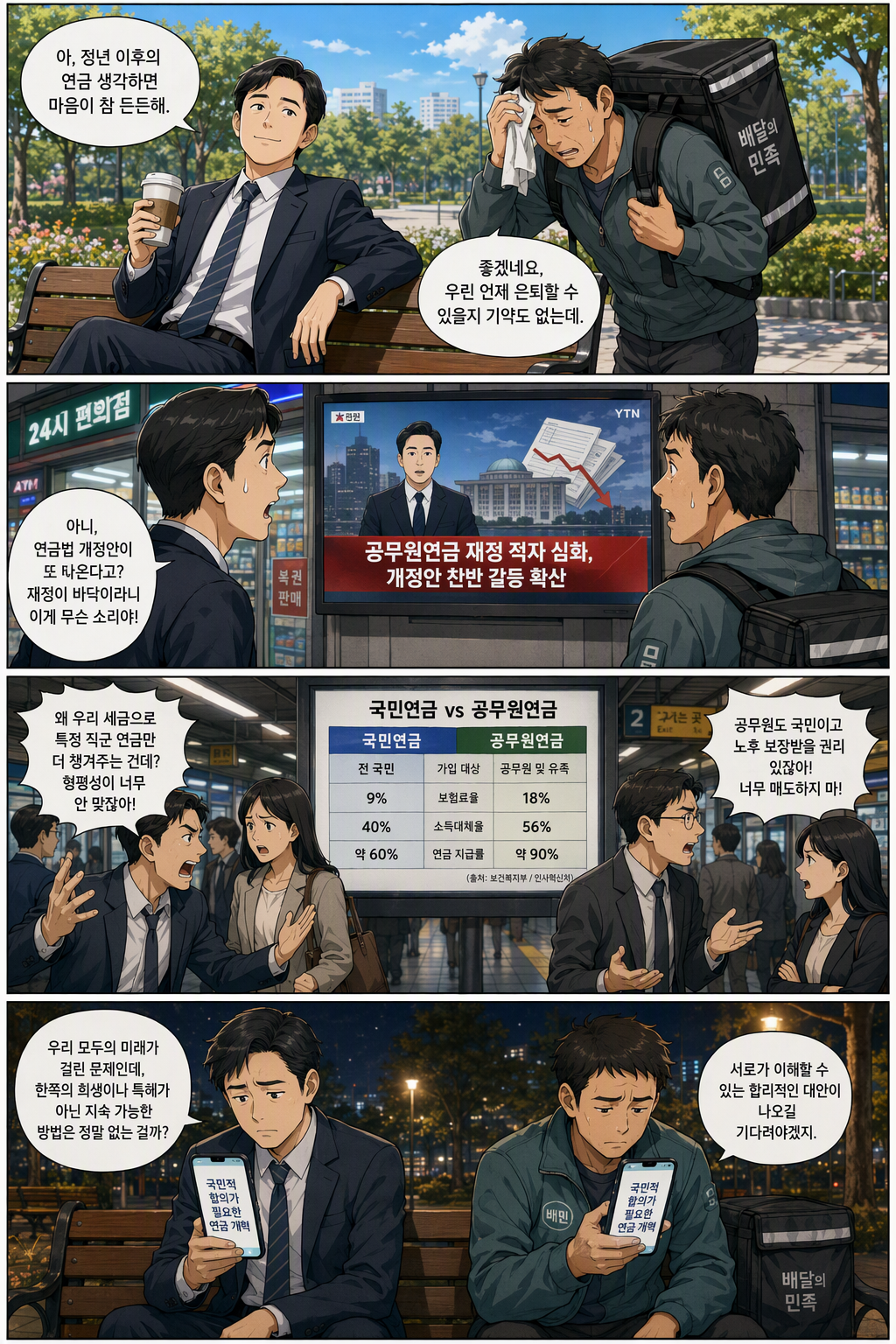 공무원연금법 일부개정법률안 웹툰 1
