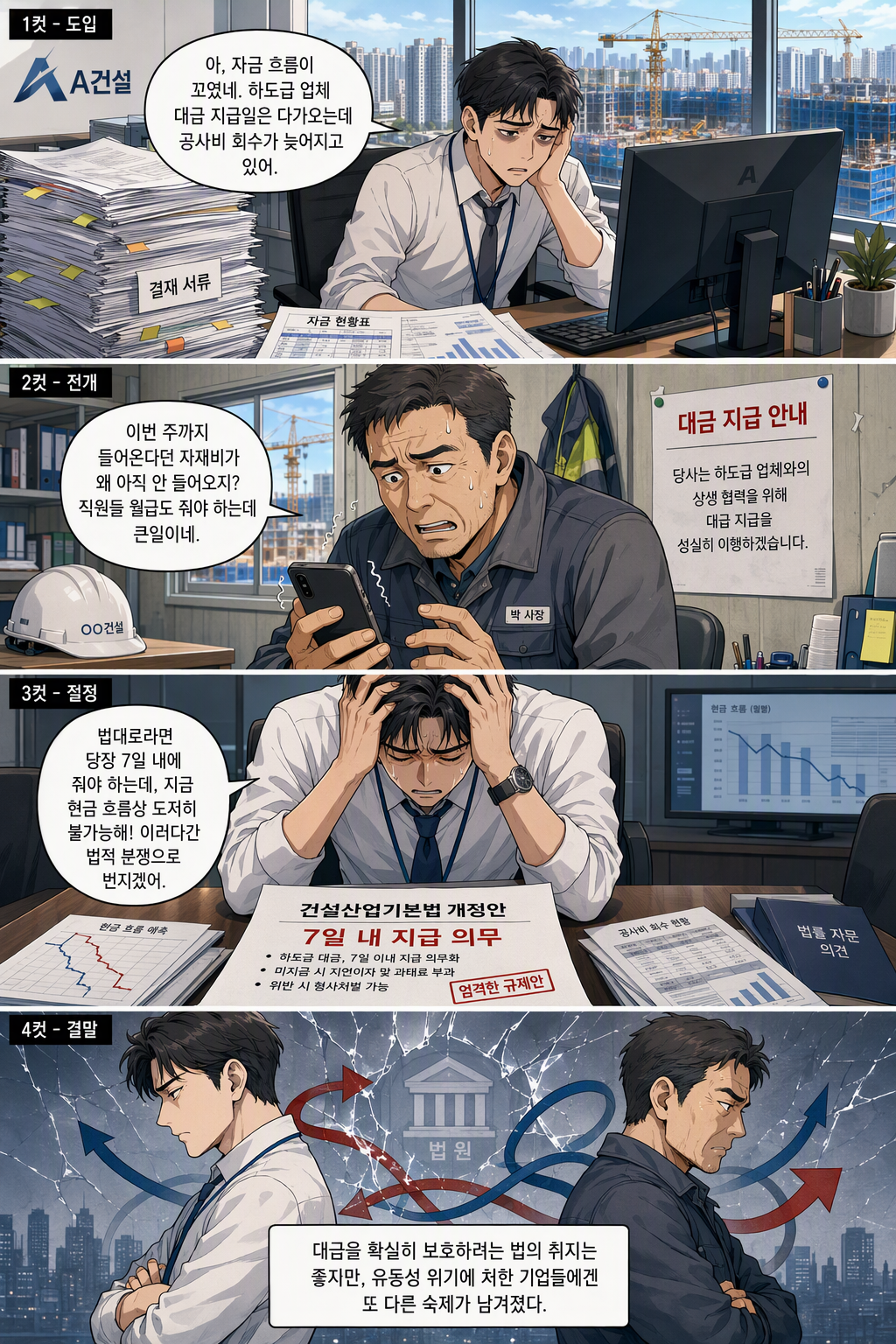 건설산업기본법 일부개정법률안 웹툰 1