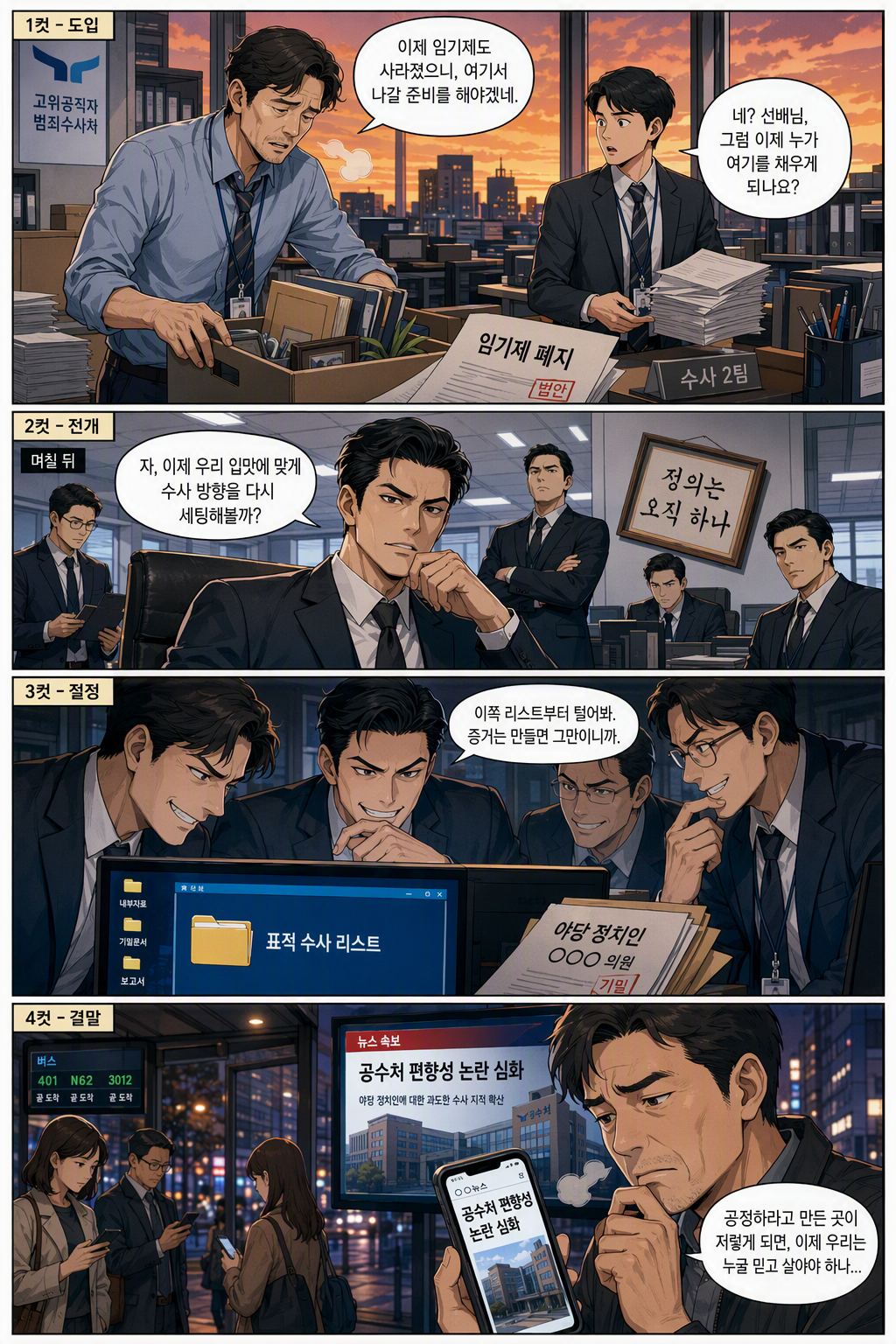 고위공직자범죄수사처 설치 및 운영에 관한 법률 일부개정법률안 웹툰 1
