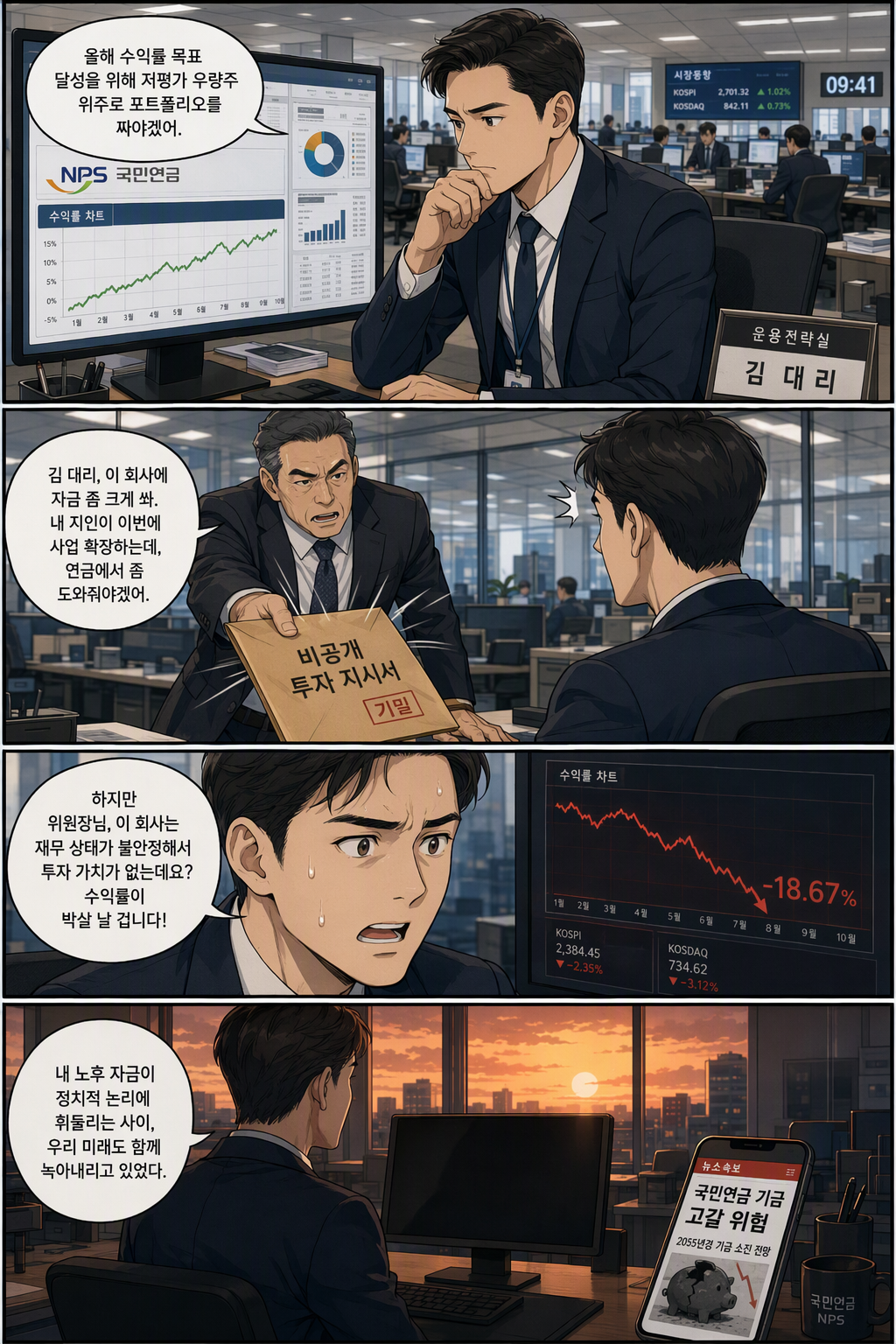 국민연금법 일부개정법률안 웹툰 1