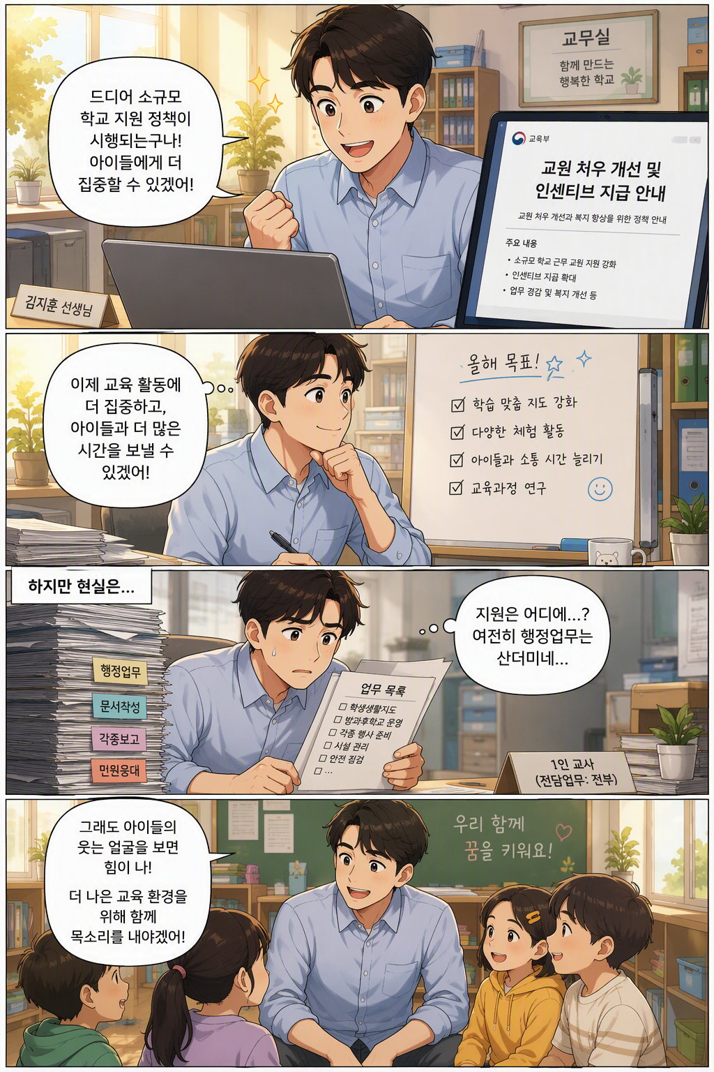 초·중등교육법 일부개정법률안 웹툰 1