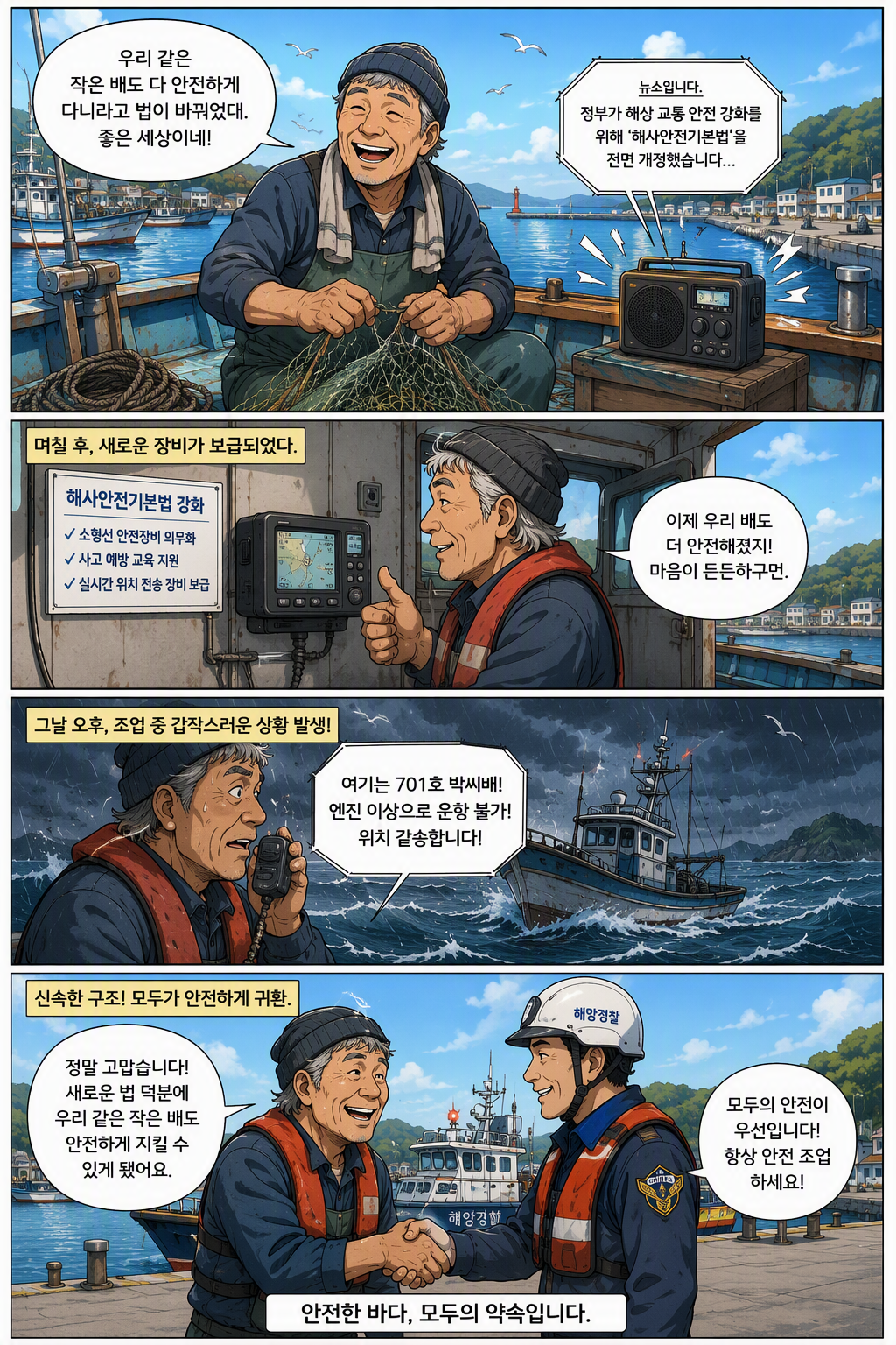 해사안전기본법 일부개정법률안 웹툰 1