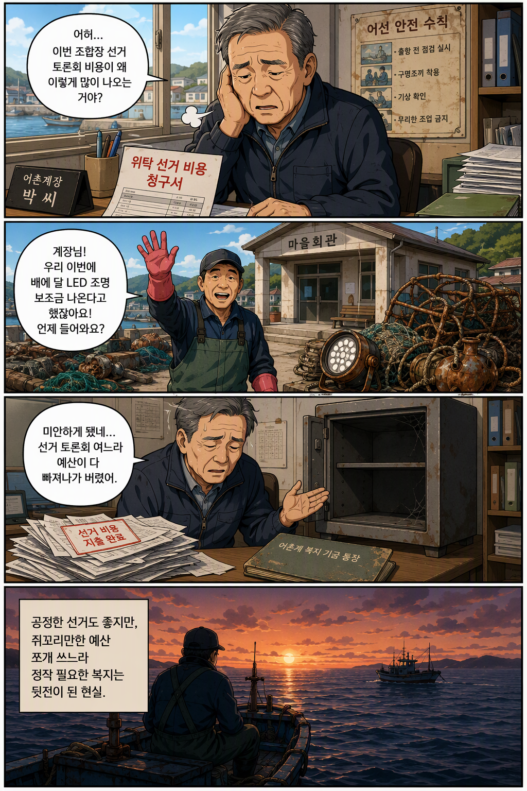 공공단체등 위탁선거에 관한 법률 일부개정법률안 웹툰 1