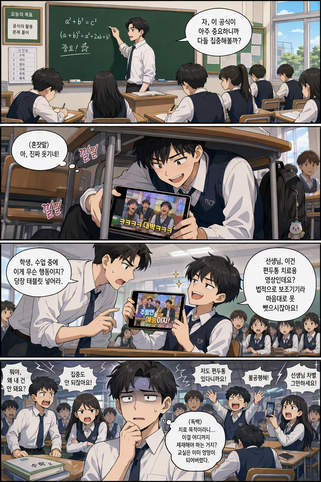 초·중등교육법 일부개정법률안 웹툰 1