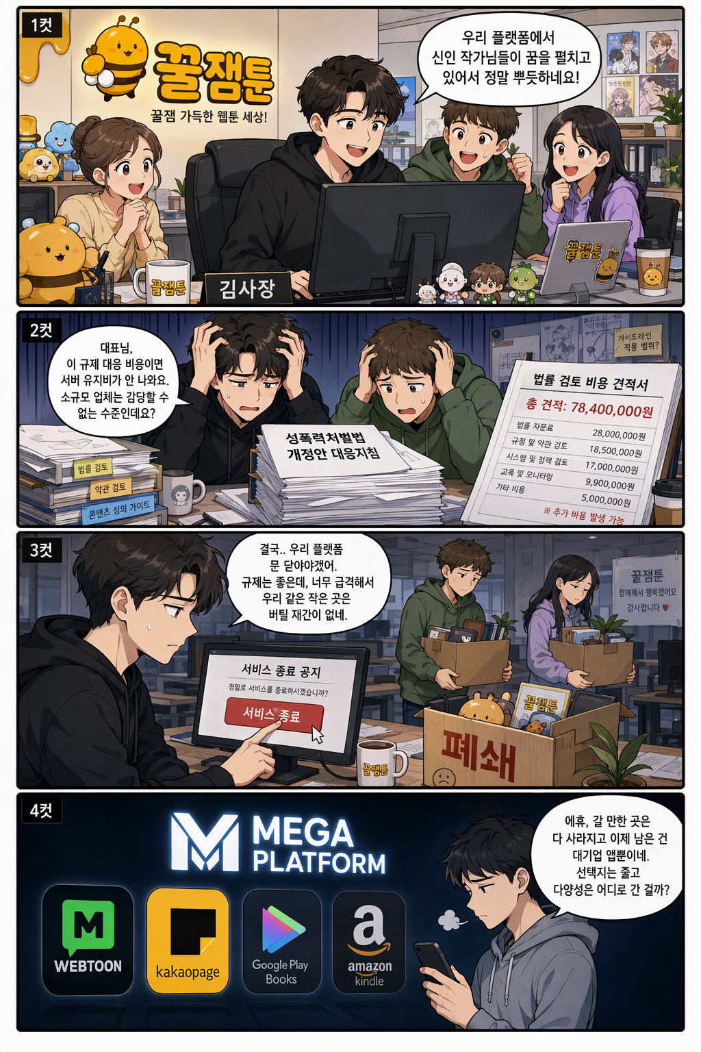 성폭력범죄의 처벌 등에 관한 특례법 일부개정법률안 웹툰 1