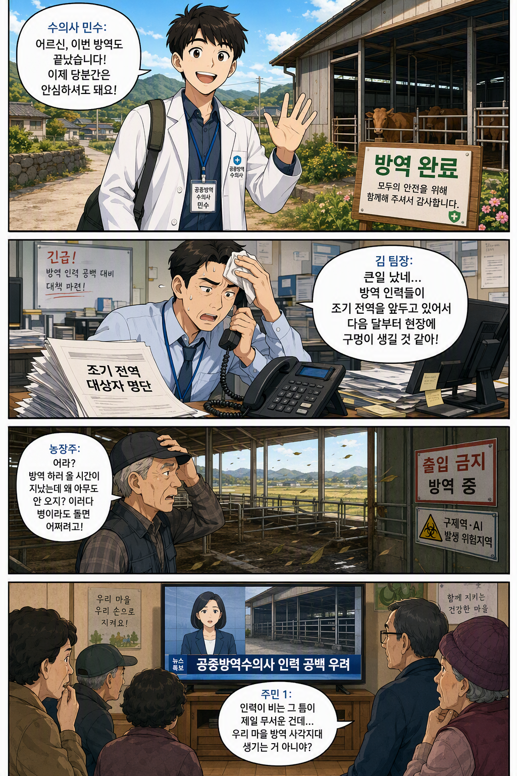 공중방역수의사에 관한 법률 일부개정법률안 웹툰 1