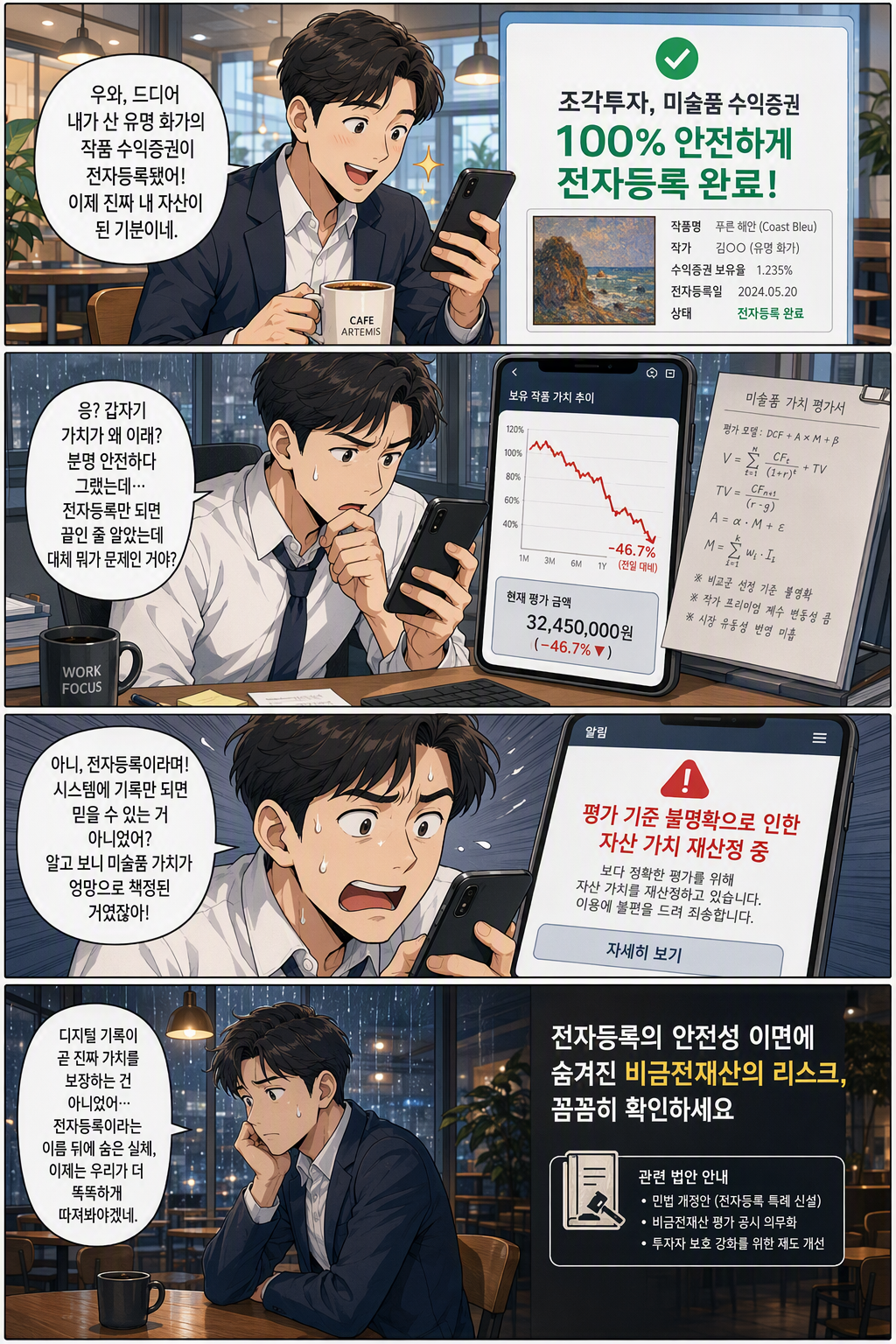 주식·사채 등의 전자등록에 관한 법률 일부개정법률안 웹툰 1