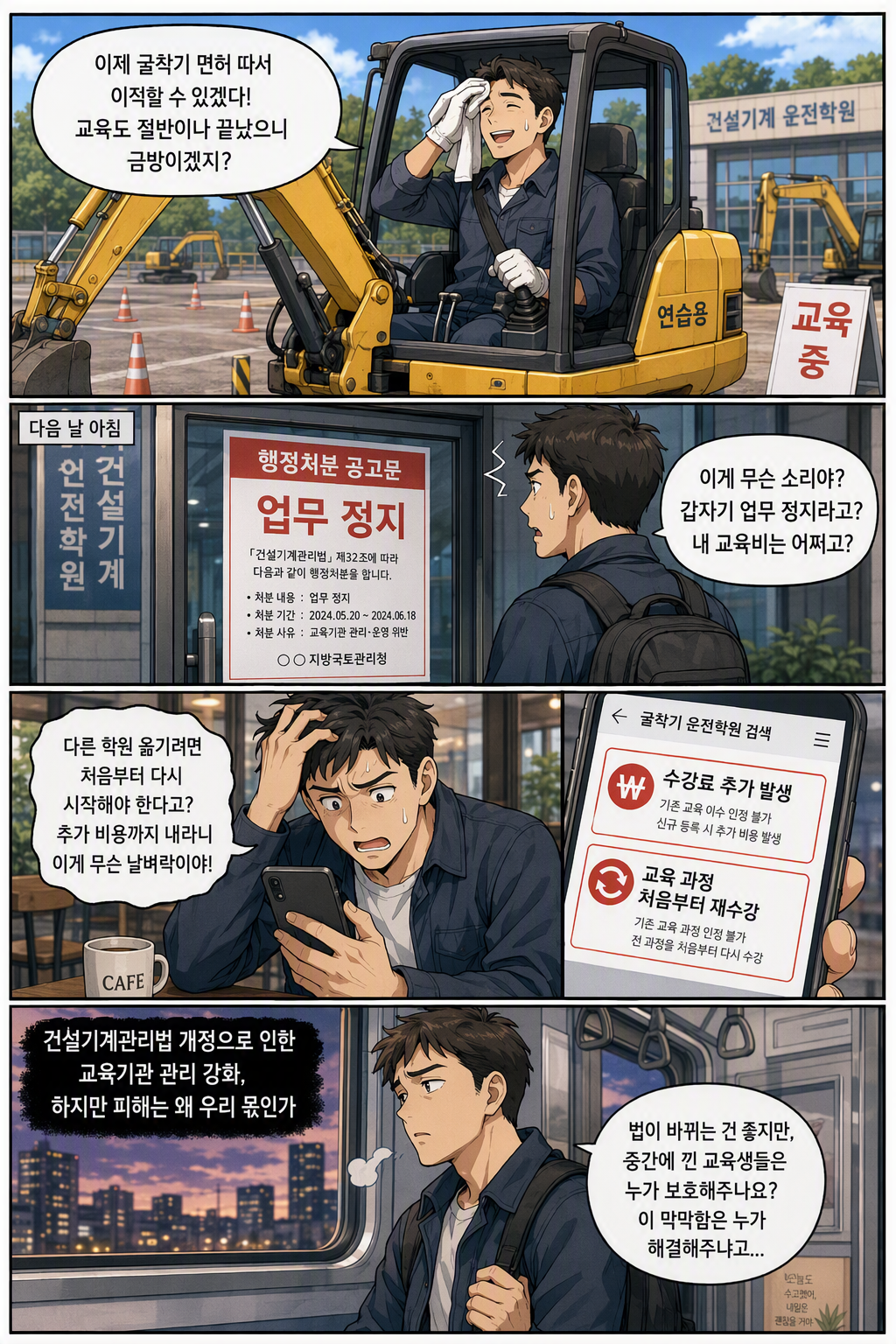 건설기계관리법 일부개정법률안 웹툰 1