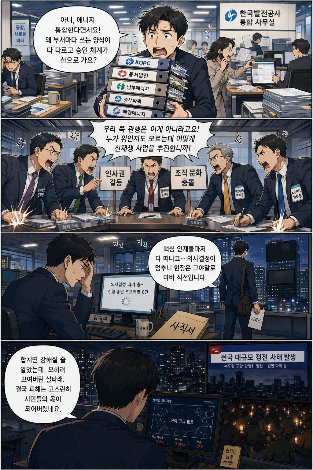 한국발전공사법안 웹툰 1
