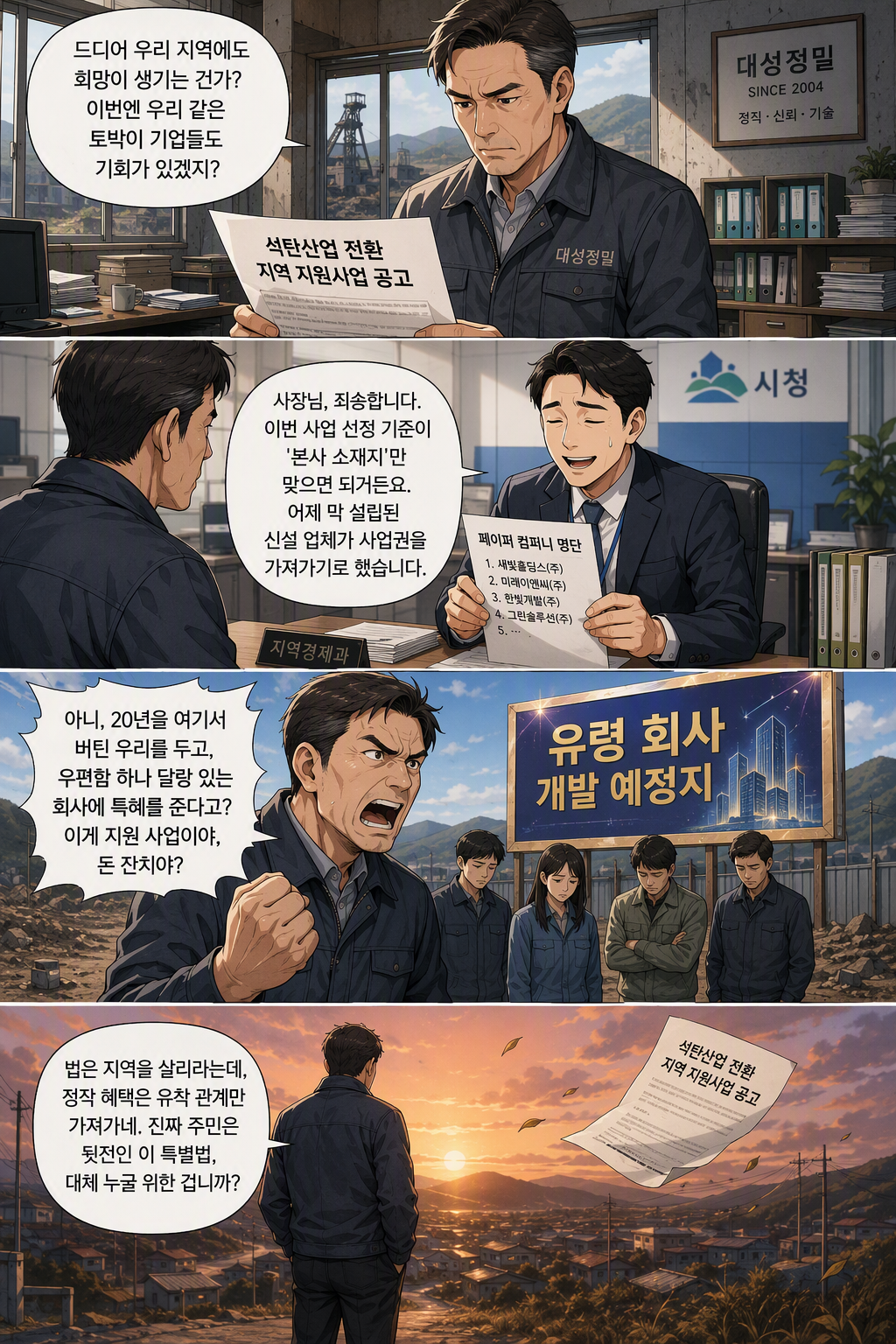 석탄산업전환지역 개발 지원에 관한 특별법 일부개정법률안 웹툰 1