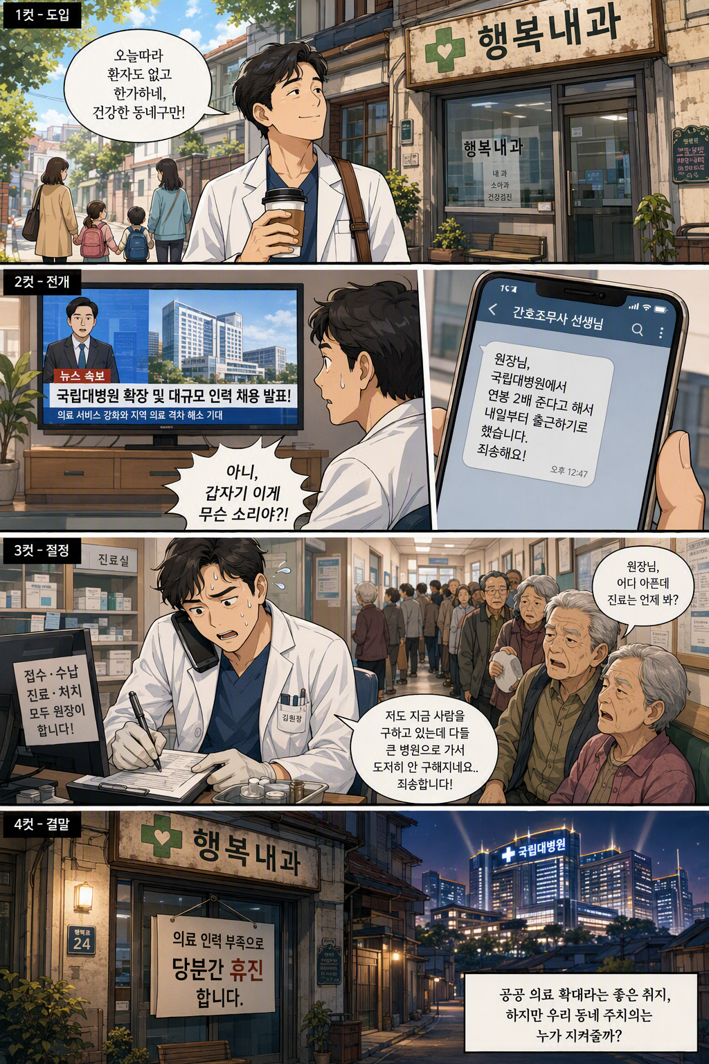 국립대학병원 설치법 일부개정법률안 웹툰 1