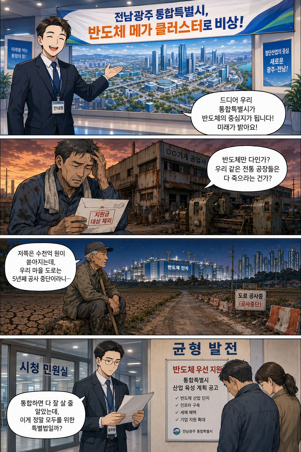 전남광주통합특별시 설치를 위한 특별법 일부개정법률안 웹툰 1