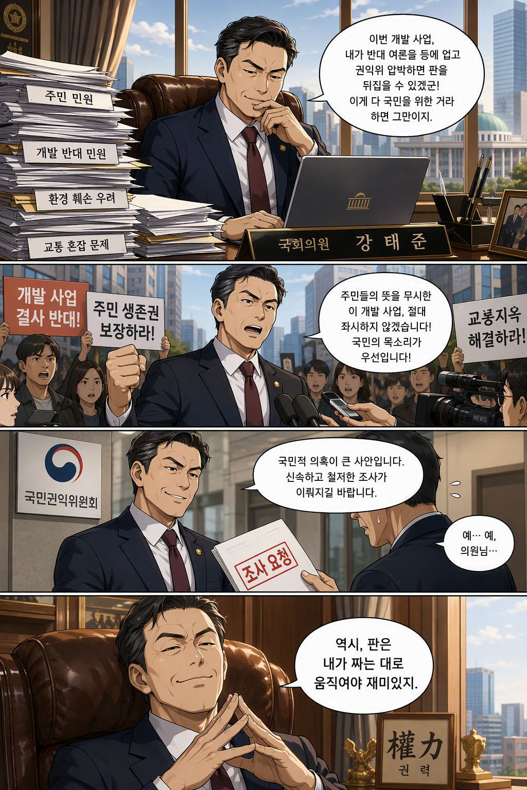 부패방지 및 국민권익위원회의 설치와 운영에 관한 법률 일부개정법률안 웹툰 1