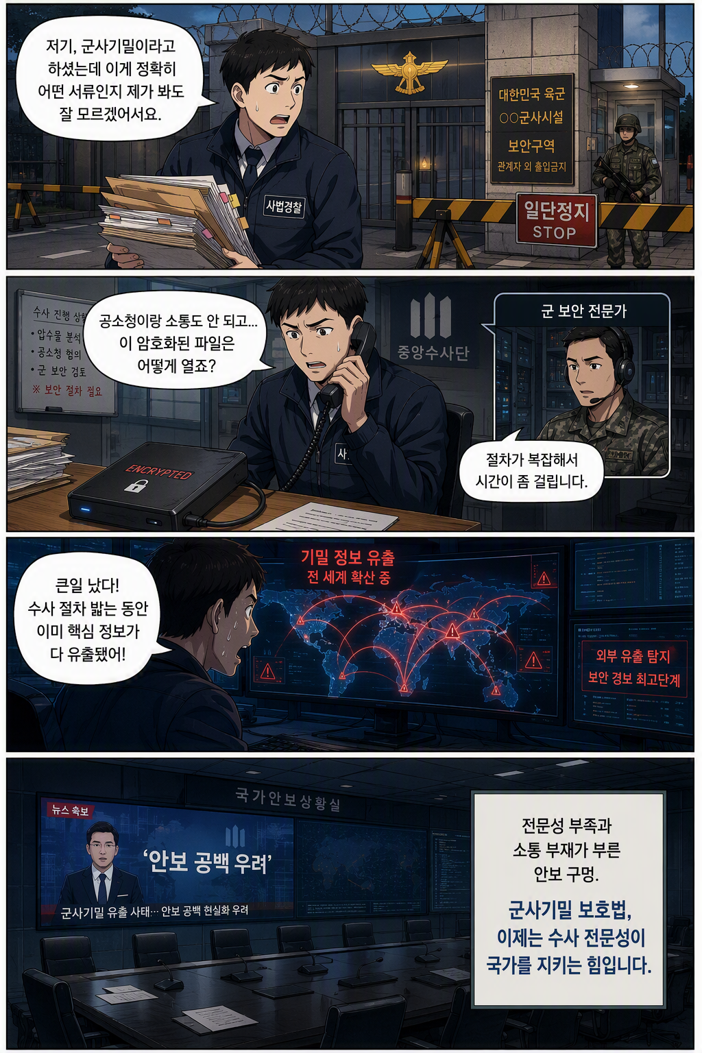 군사기밀 보호법 일부개정법률안 웹툰 1
