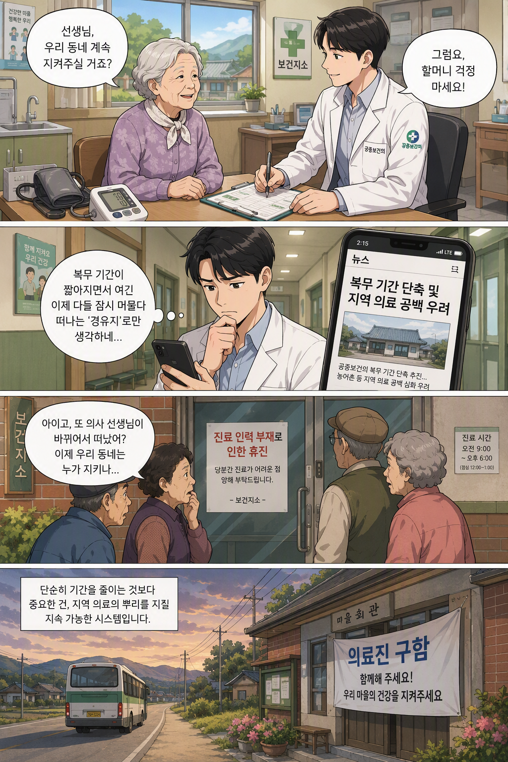 농어촌 등 보건의료를 위한 특별조치법 일부개정법률안 웹툰 1