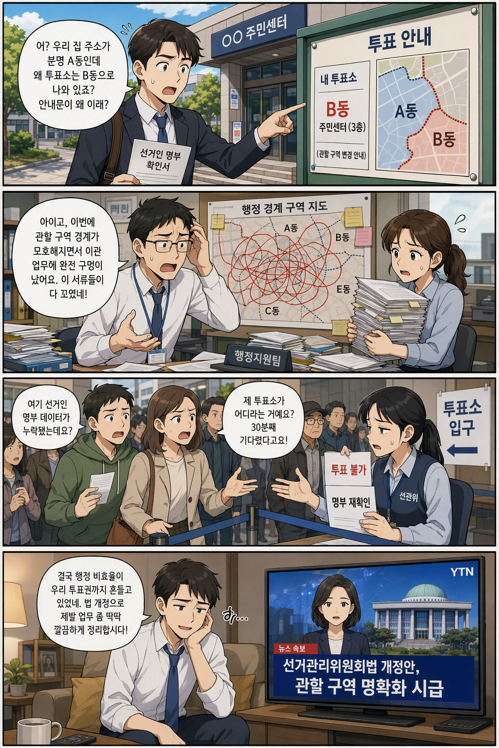 선거관리위원회법 일부개정법률안 웹툰 1