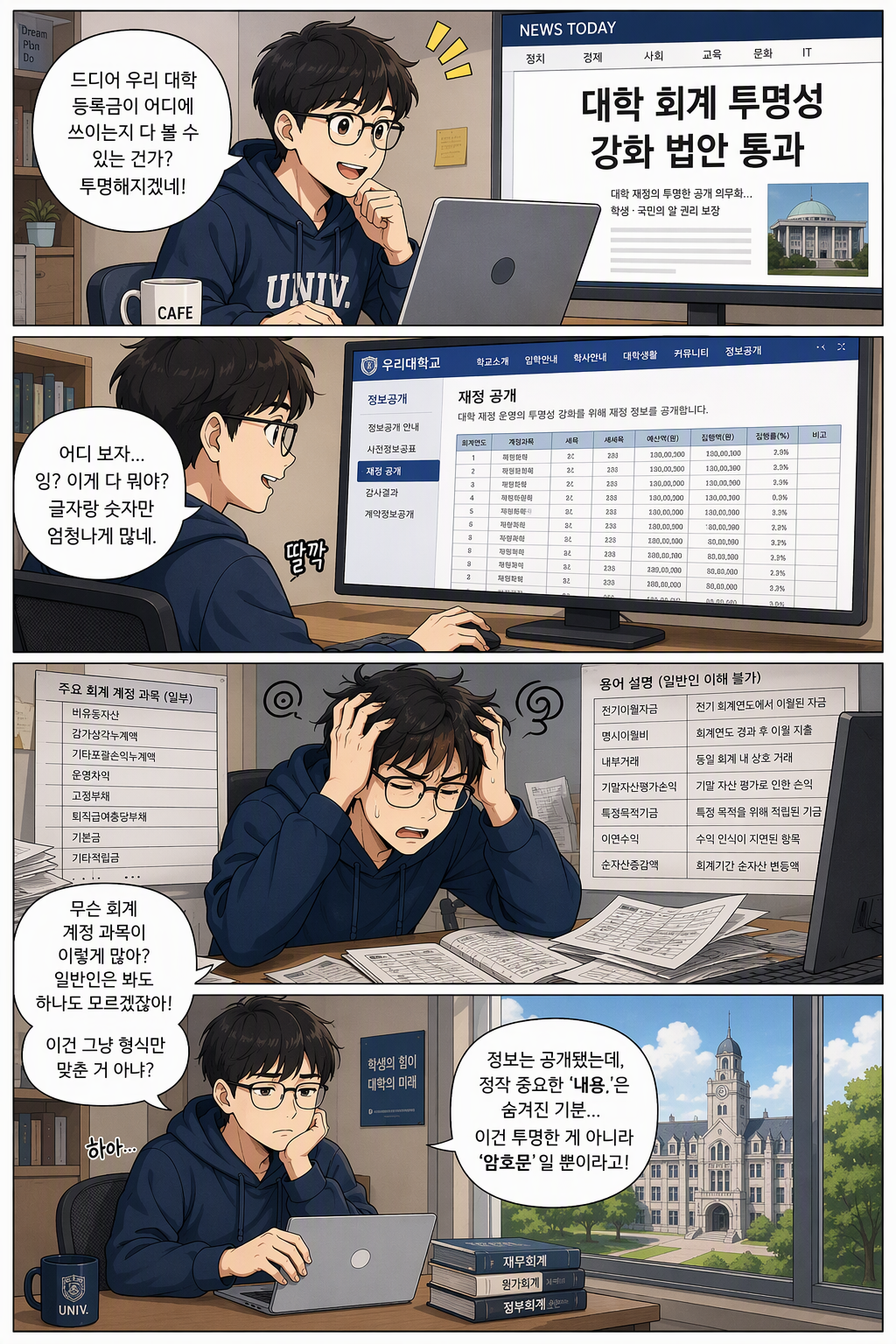 고등교육법 일부개정법률안 웹툰 1