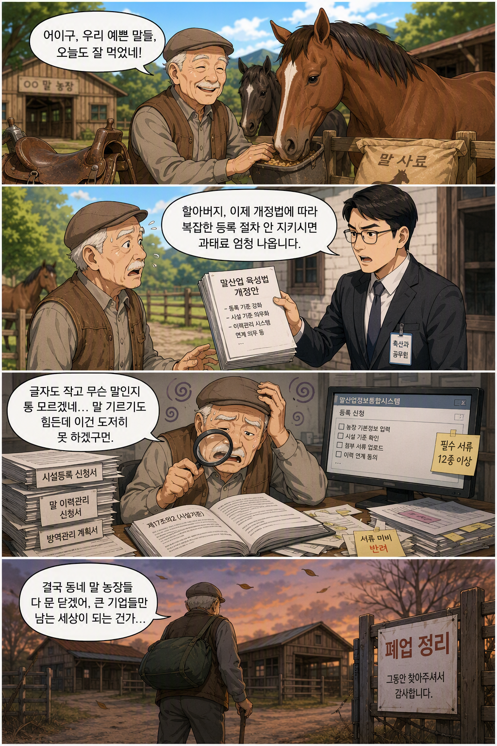 말산업 육성법 일부개정법률안 웹툰 1