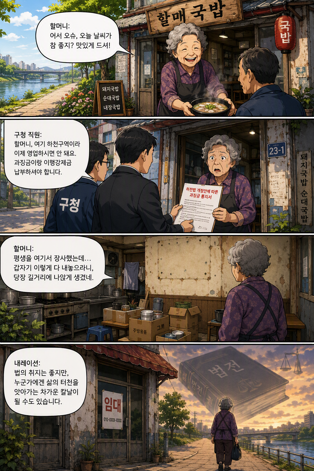 하천법 일부개정법률안 웹툰 1