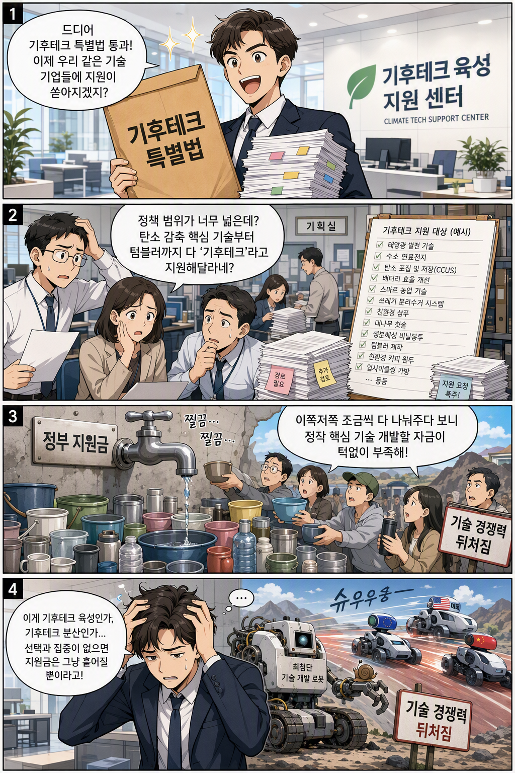기후테크기업 육성 및 기후테크산업 생태계 조성에 관한 특별법안 웹툰 1