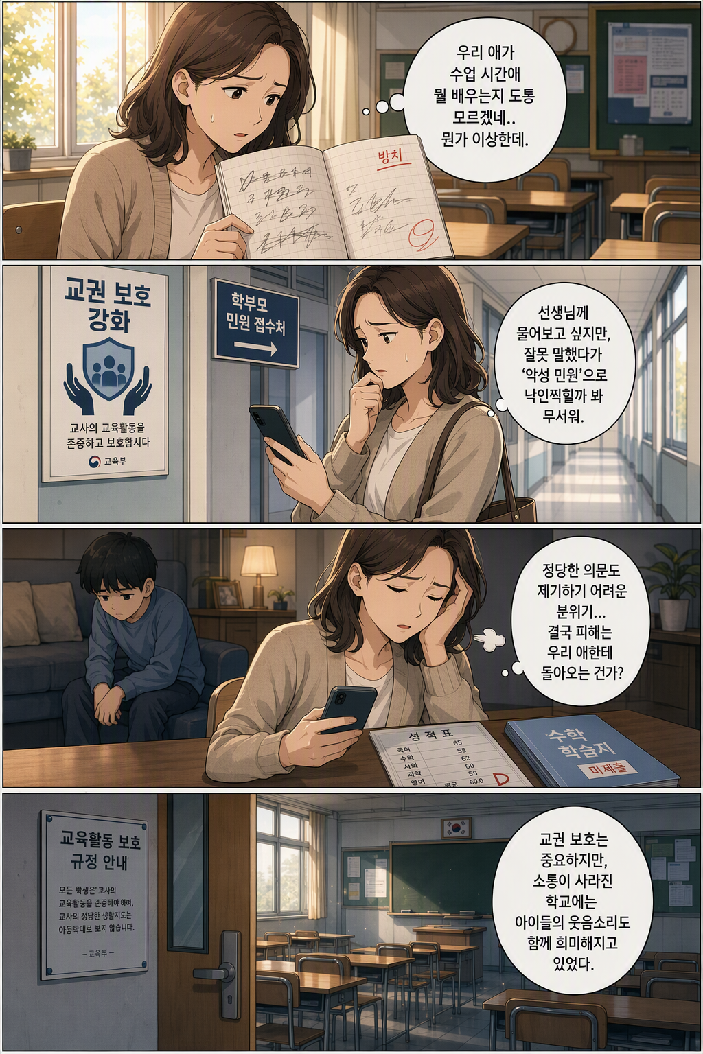 교원의 지위 향상 및 교육활동 보호를 위한 특별법 일부개정법률안 웹툰 1