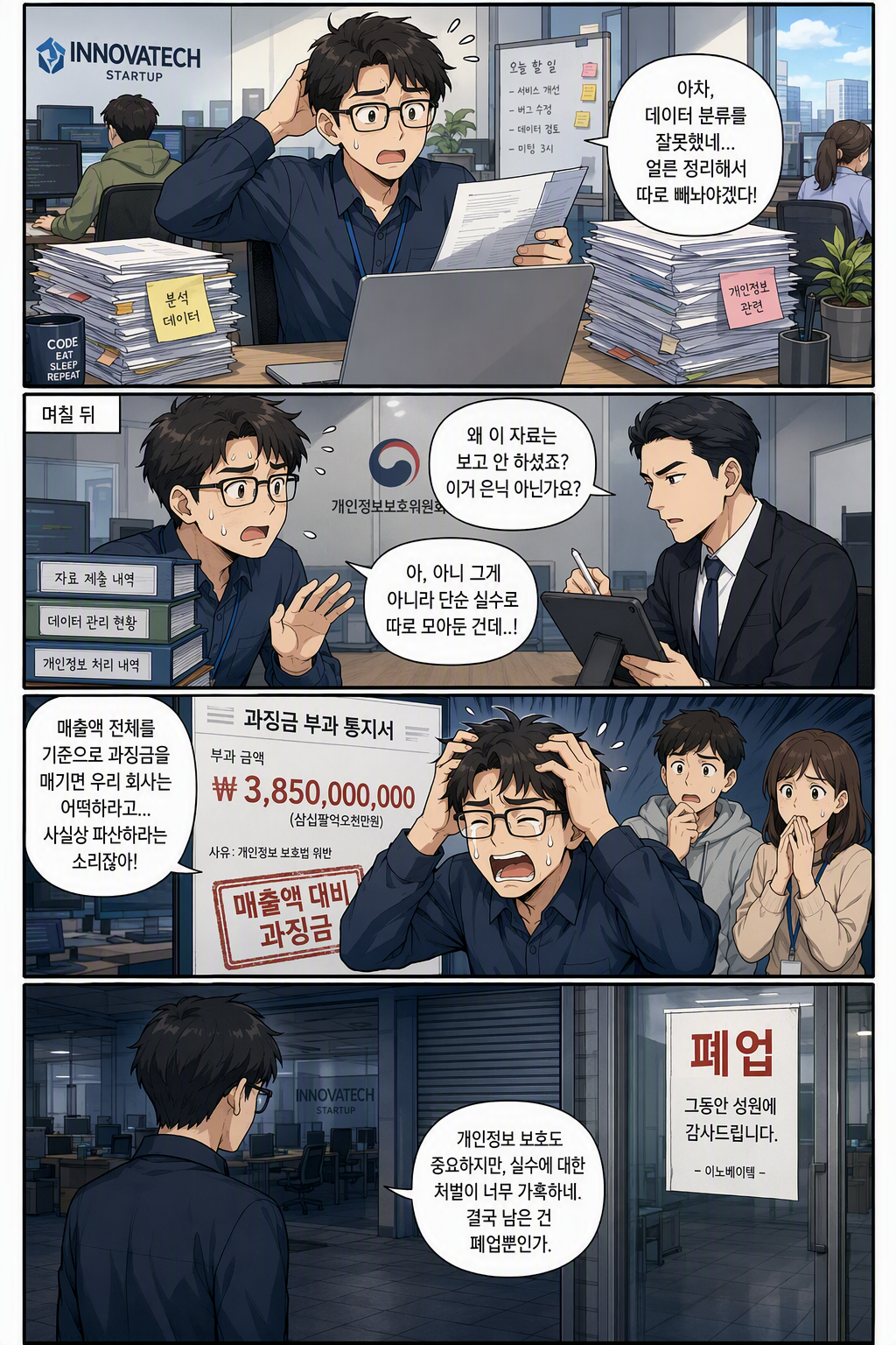 개인정보 보호법 일부개정법률안 웹툰 1