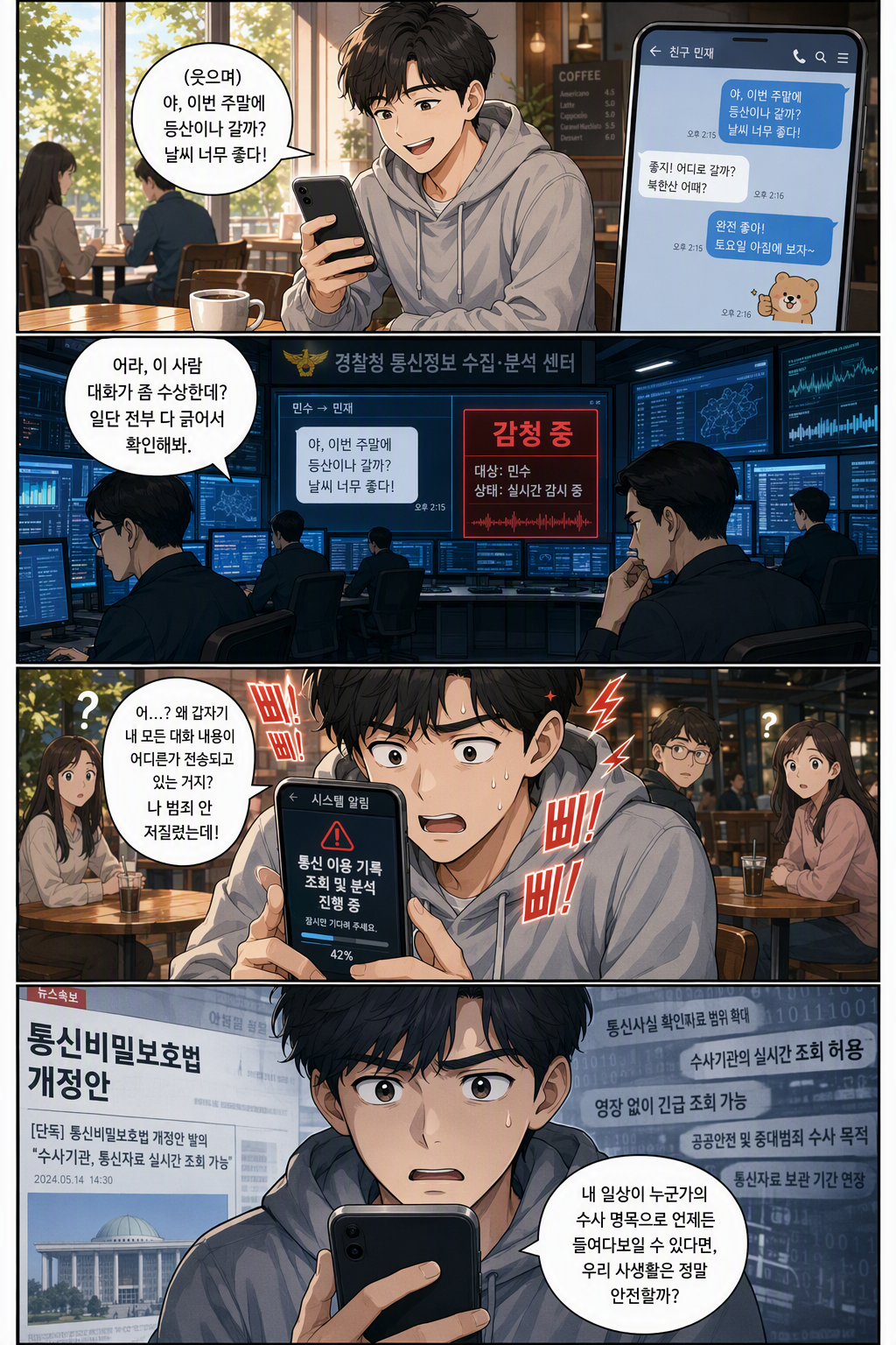 통신비밀보호법 일부개정법률안 웹툰 1