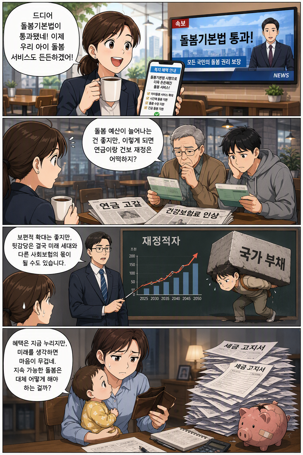 돌봄기본법안 웹툰 1