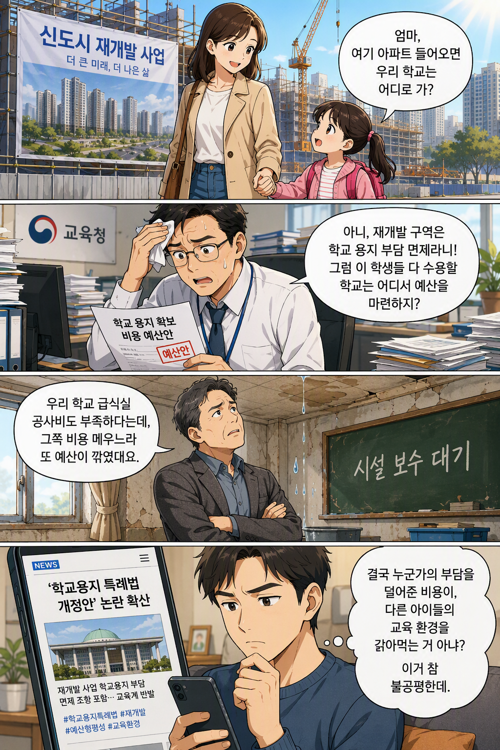 학교용지 확보 등에 관한 특례법 일부개정법률안 웹툰 1