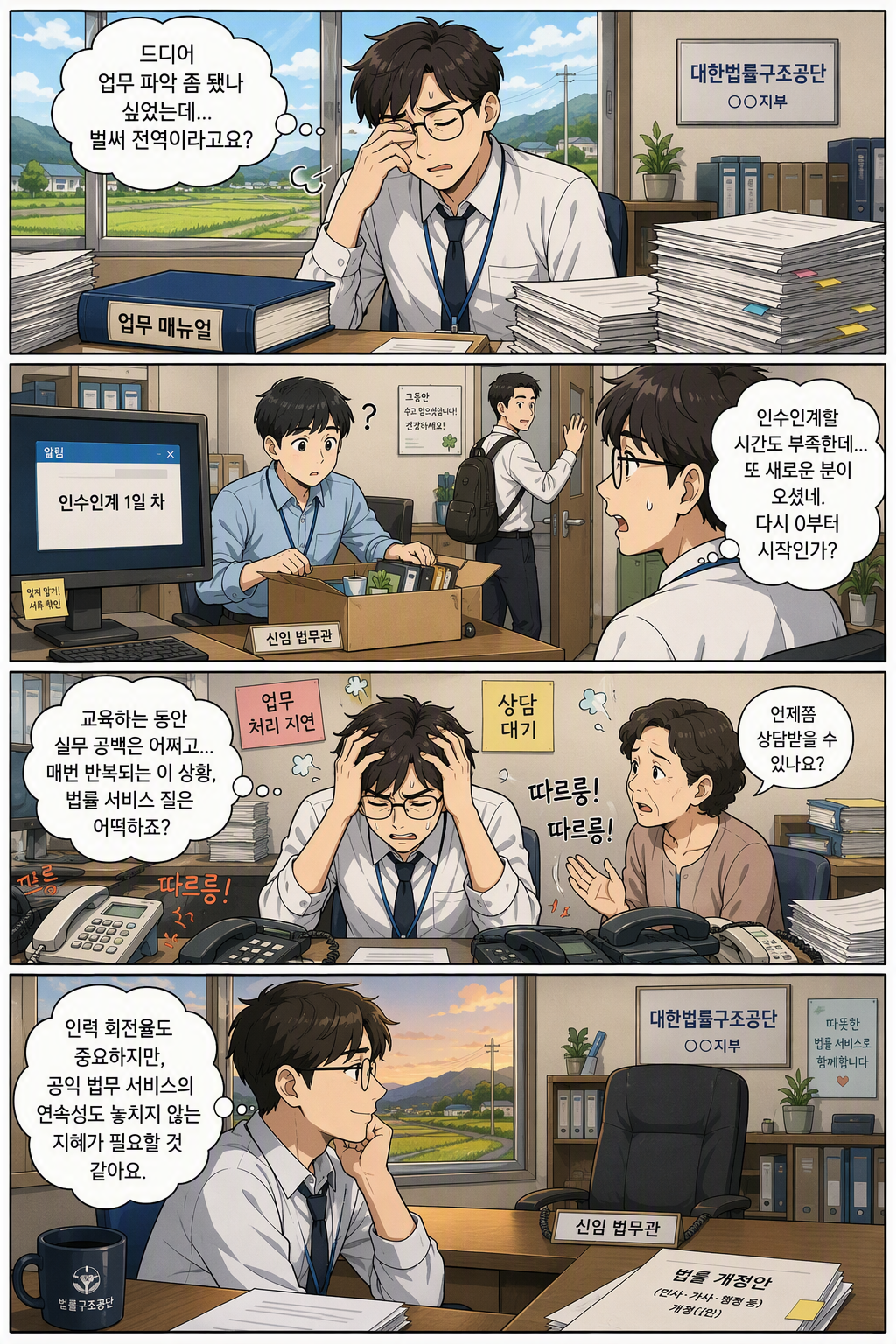 공익법무관에 관한 법률 일부개정법률안 웹툰 1