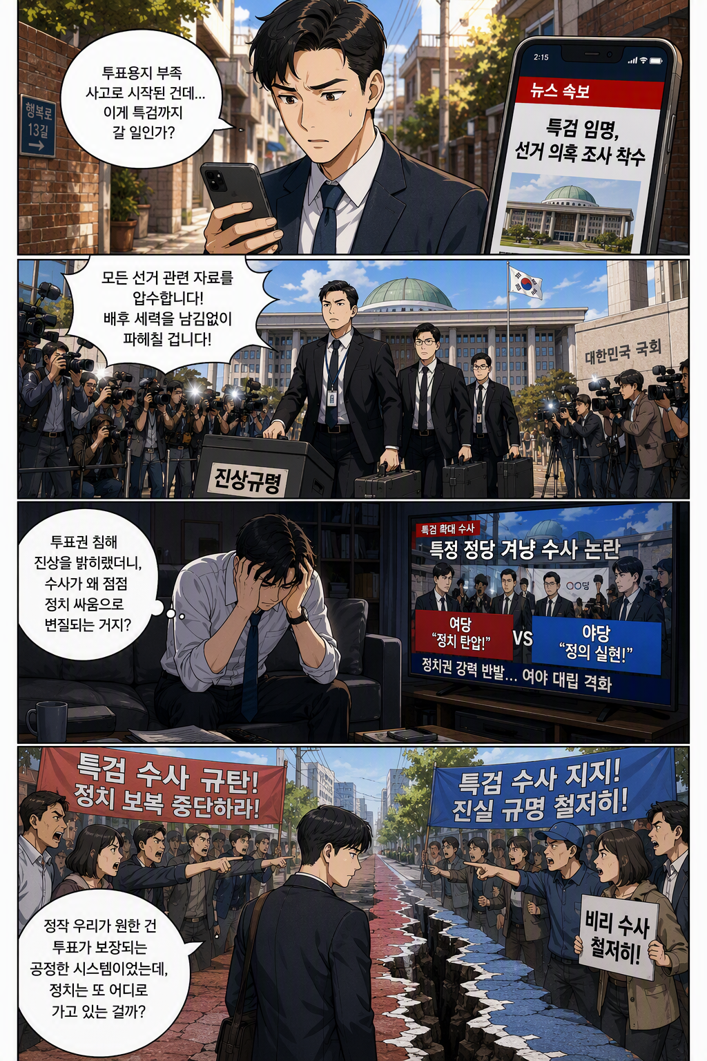 제9회 전국동시지방선거 투표용지 부족 사태 등 국민참정권 침해 의혹 진상규명을 위한 특별검사의 임명 등에 관한 법률 일부개정법률안 웹툰 1