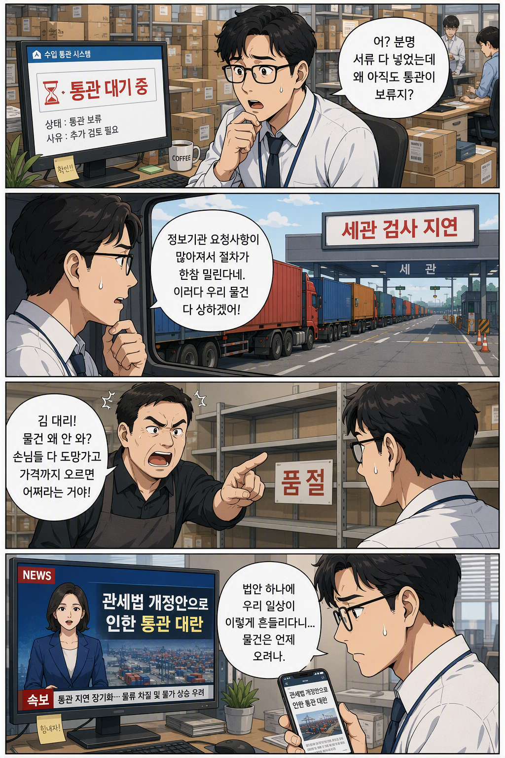 관세법 일부개정법률안 웹툰 1