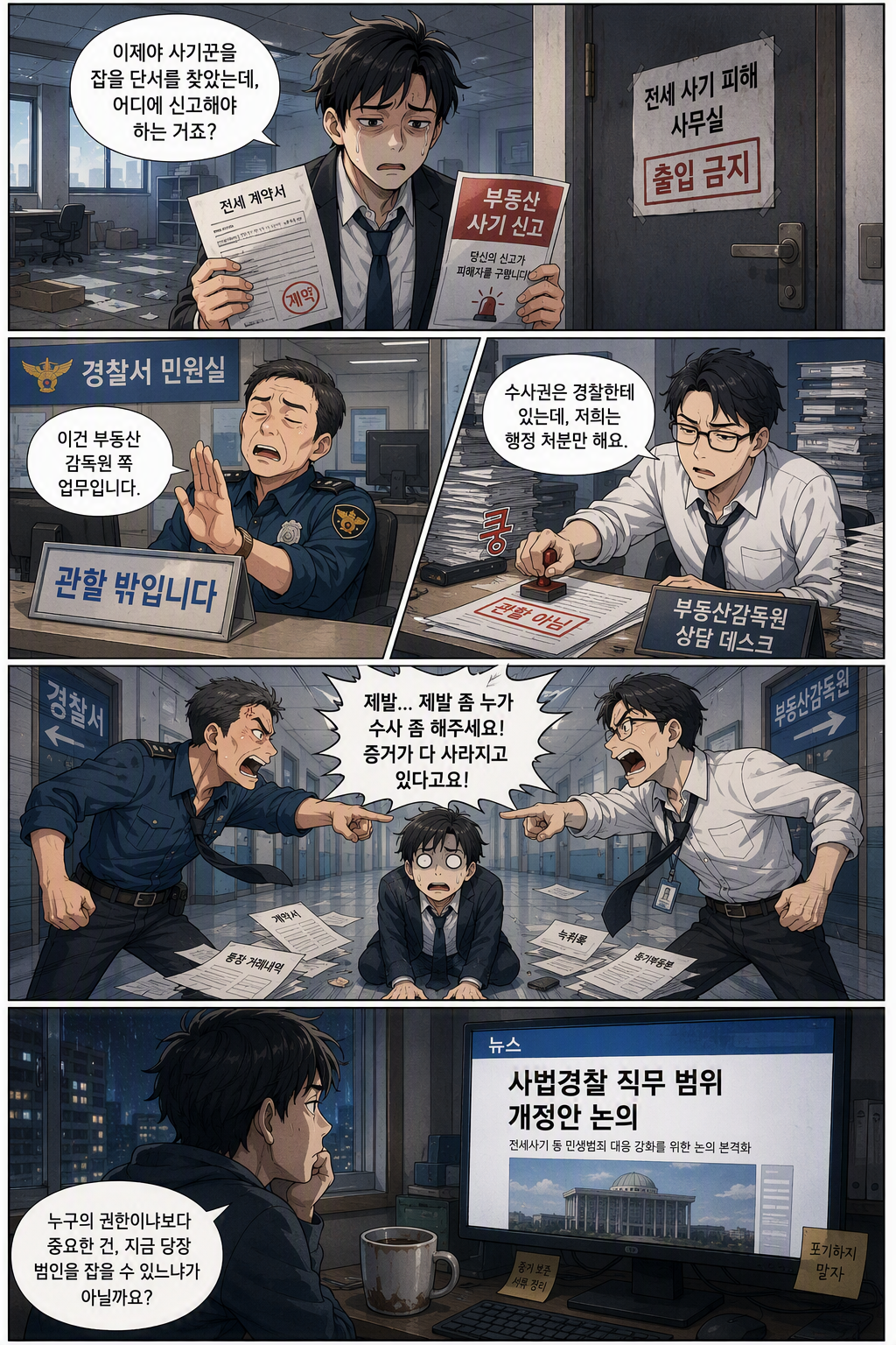 사법경찰관리의 직무를 수행할 자와 그 직무범위에 관한 법률 일부개정법률안 웹툰 1