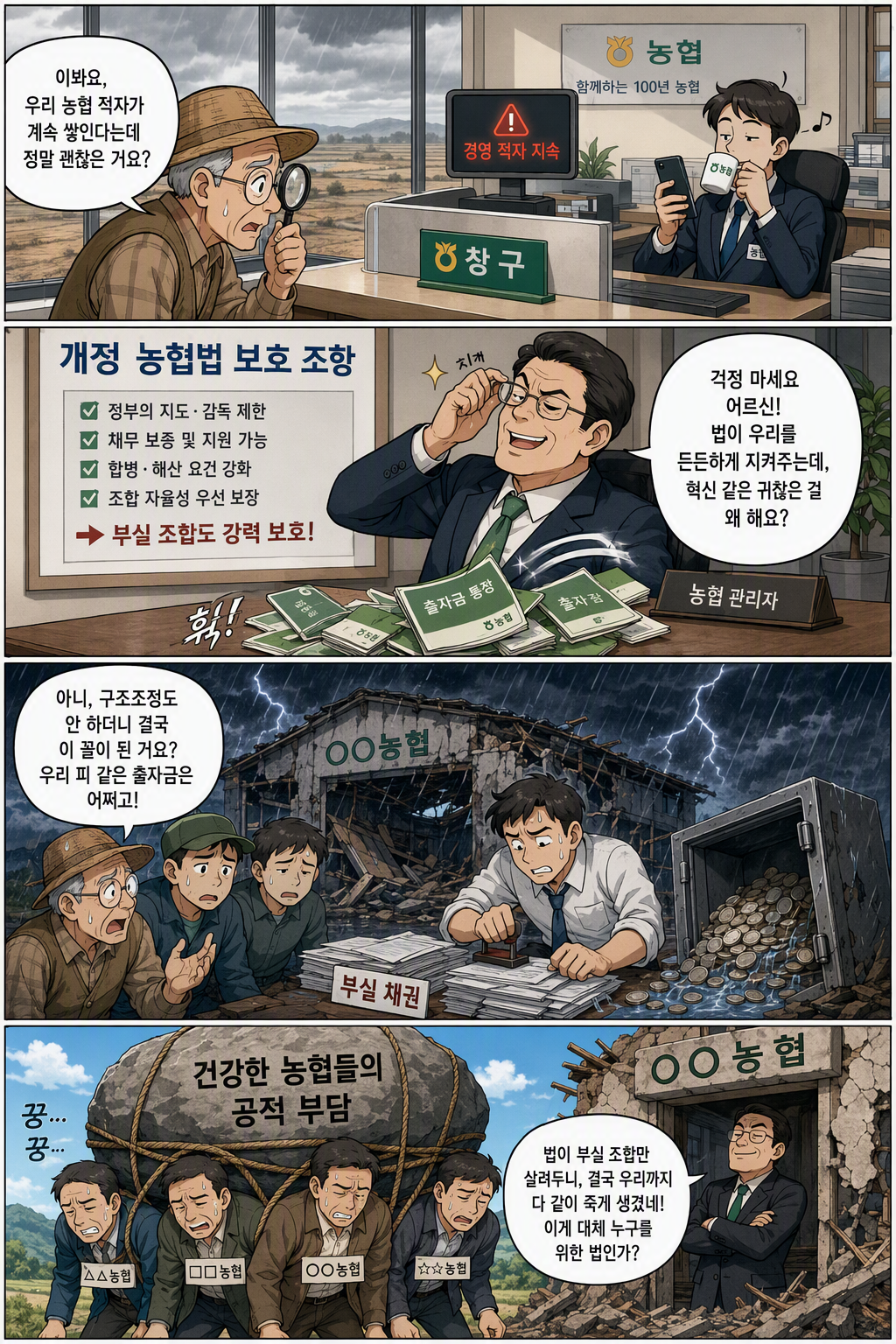 농업협동조합법 일부개정법률안 웹툰 1