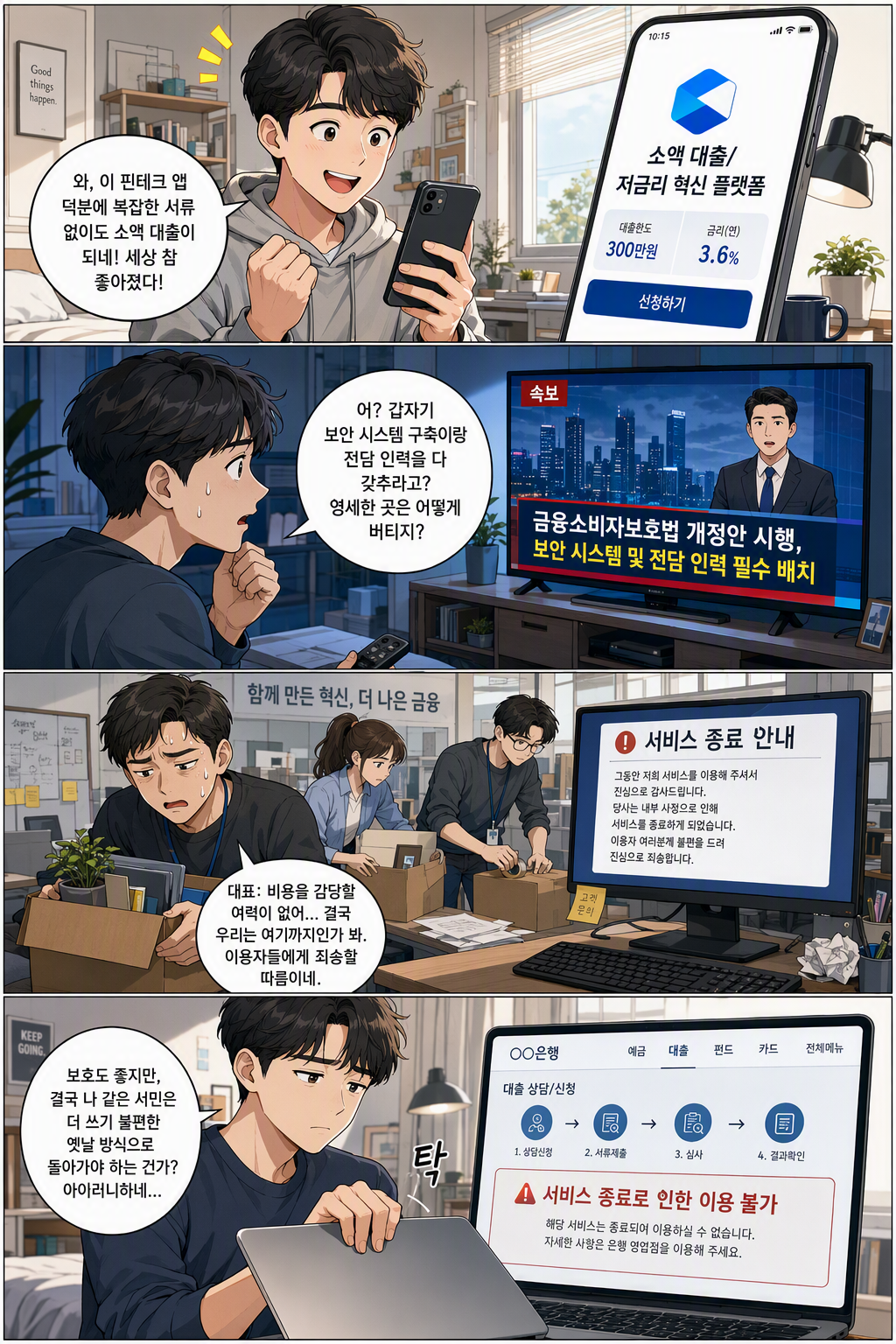 금융소비자 보호에 관한 법률 일부개정법률안 웹툰 1